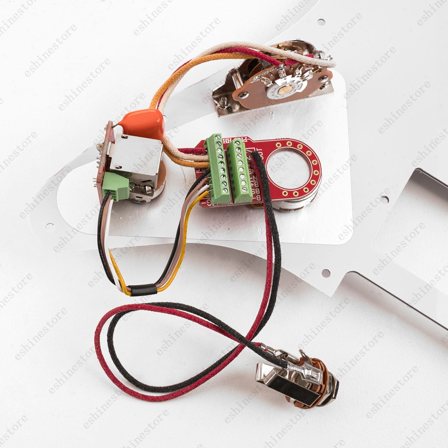 Solderless HH Wiring Harness Treble Bleed Circuit w/ Push-Push Coil Split for ST