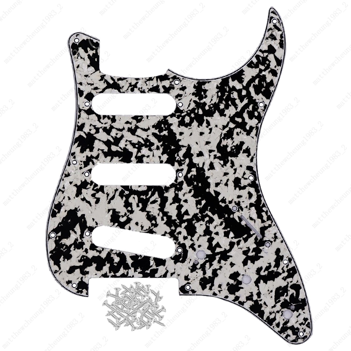 SSS Style11 Hole Pickguard Pickups with Screws for USA MIM Standard Fender Start