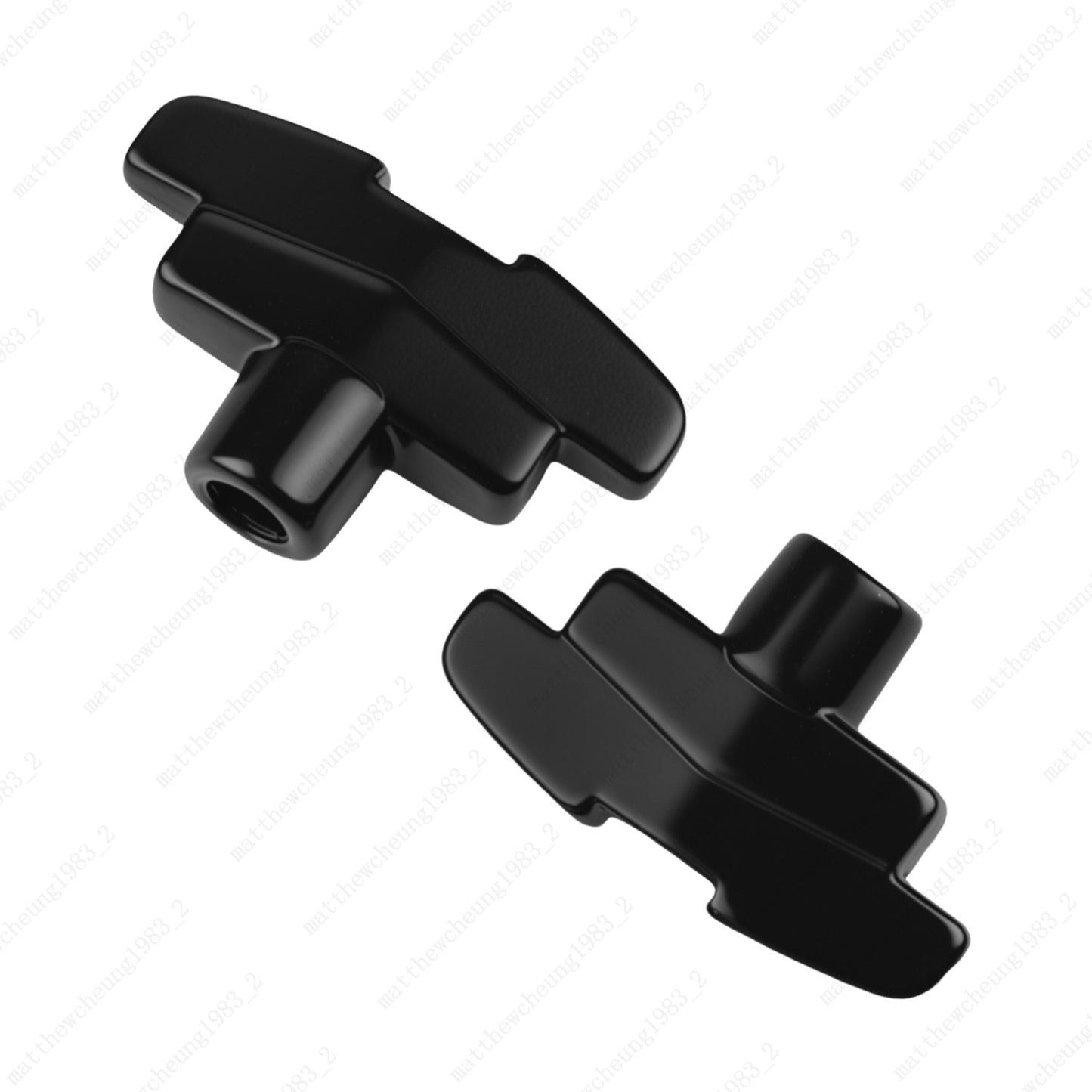 1 Set Guitar Tuning Peg Button Machine Head T-Shaped Buttons for Electric Guitar