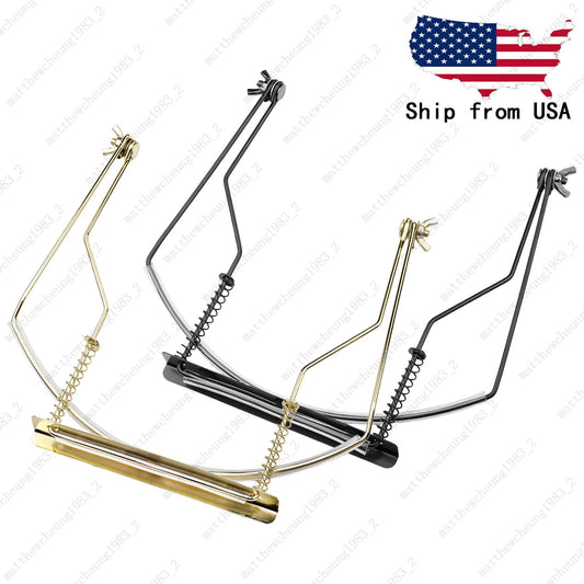 Professional 10 Holes Metal Harmonica Neck Stand Adjustable Harmonica Holder