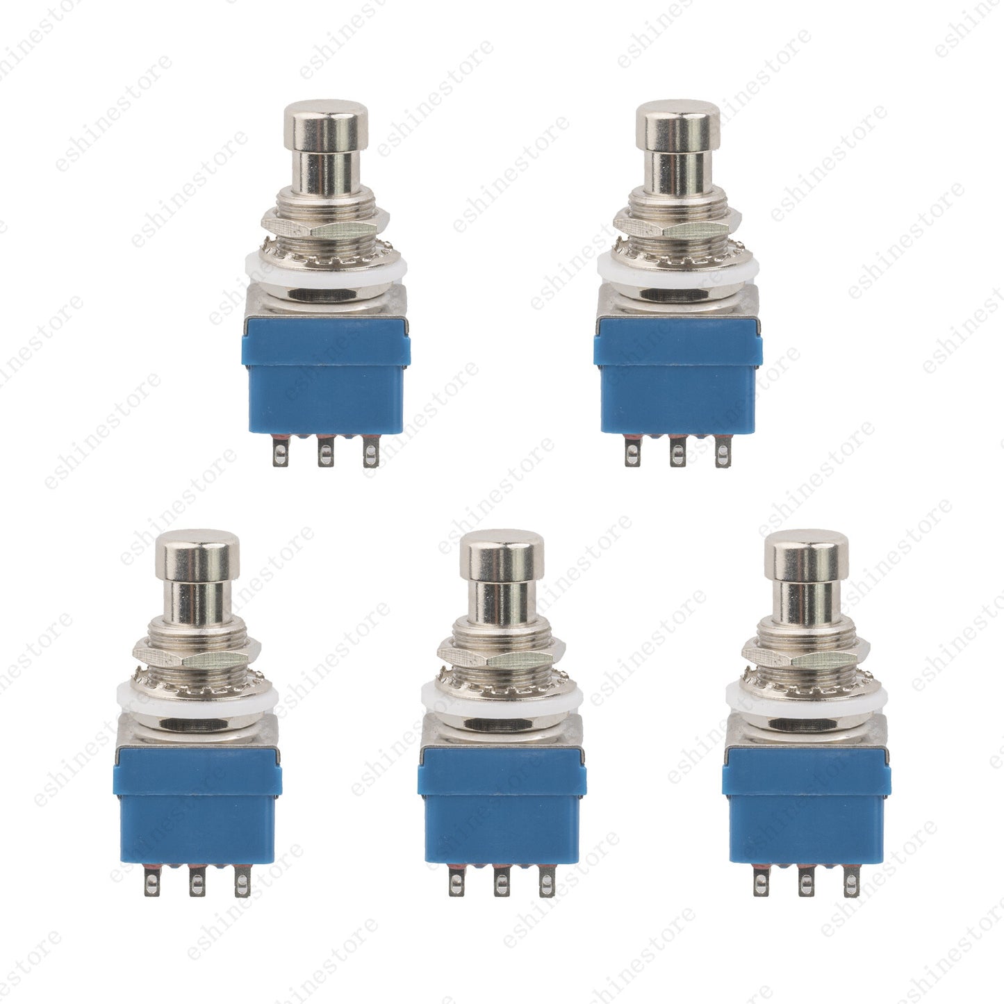 1/2/5Pcs Guitar Effects Pedal Metal Effects Pedal Switch 9-pin Stomp Foot Switch
