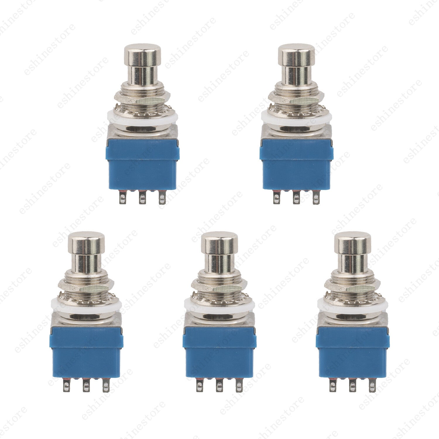 1/2/5Pcs Guitar Effects Pedal Metal Effects Pedal Switch 9-pin Stomp Foot Switch