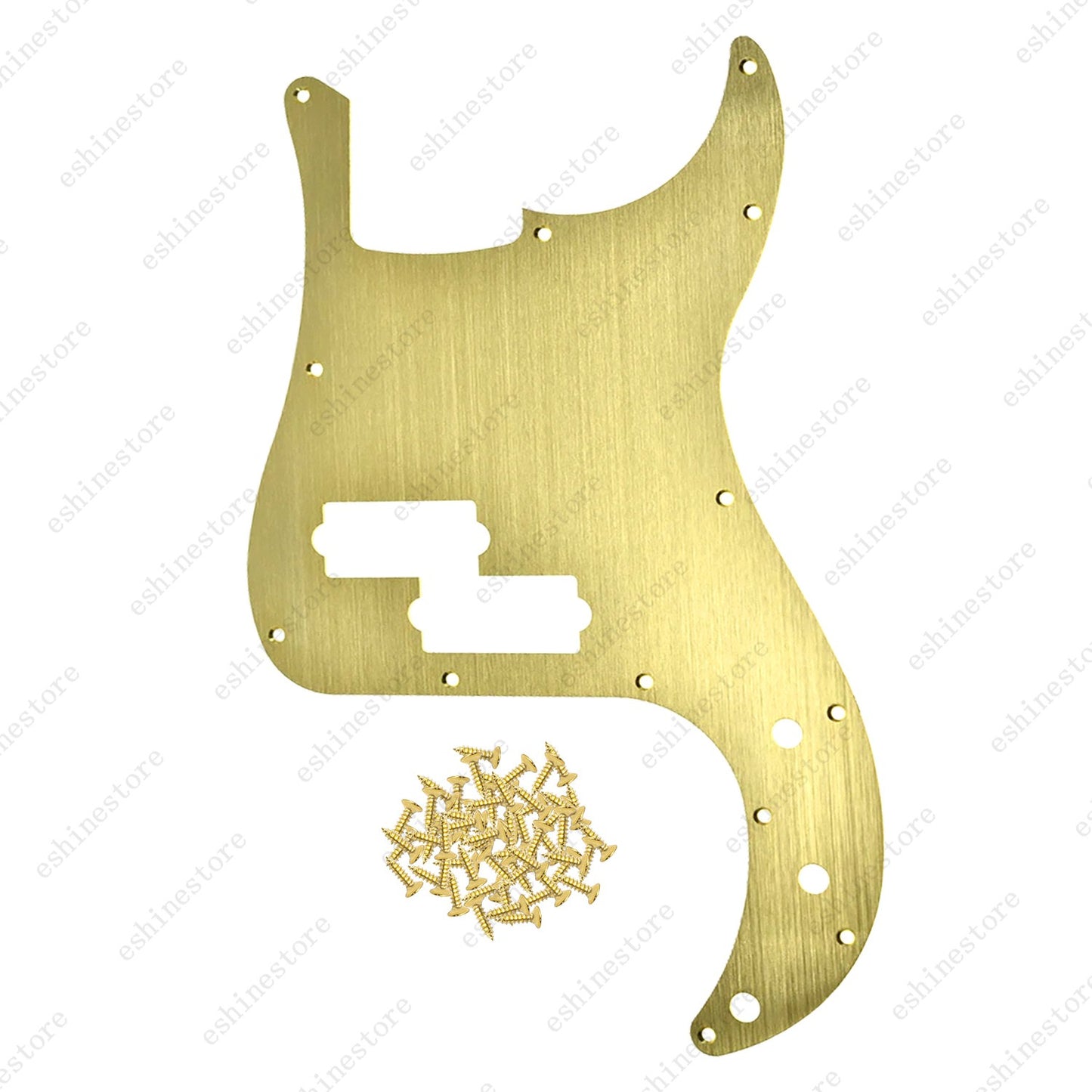 13 Hole Metal Aluminium Anodized Bass Pickguard Fits for Fender Precision P Bass