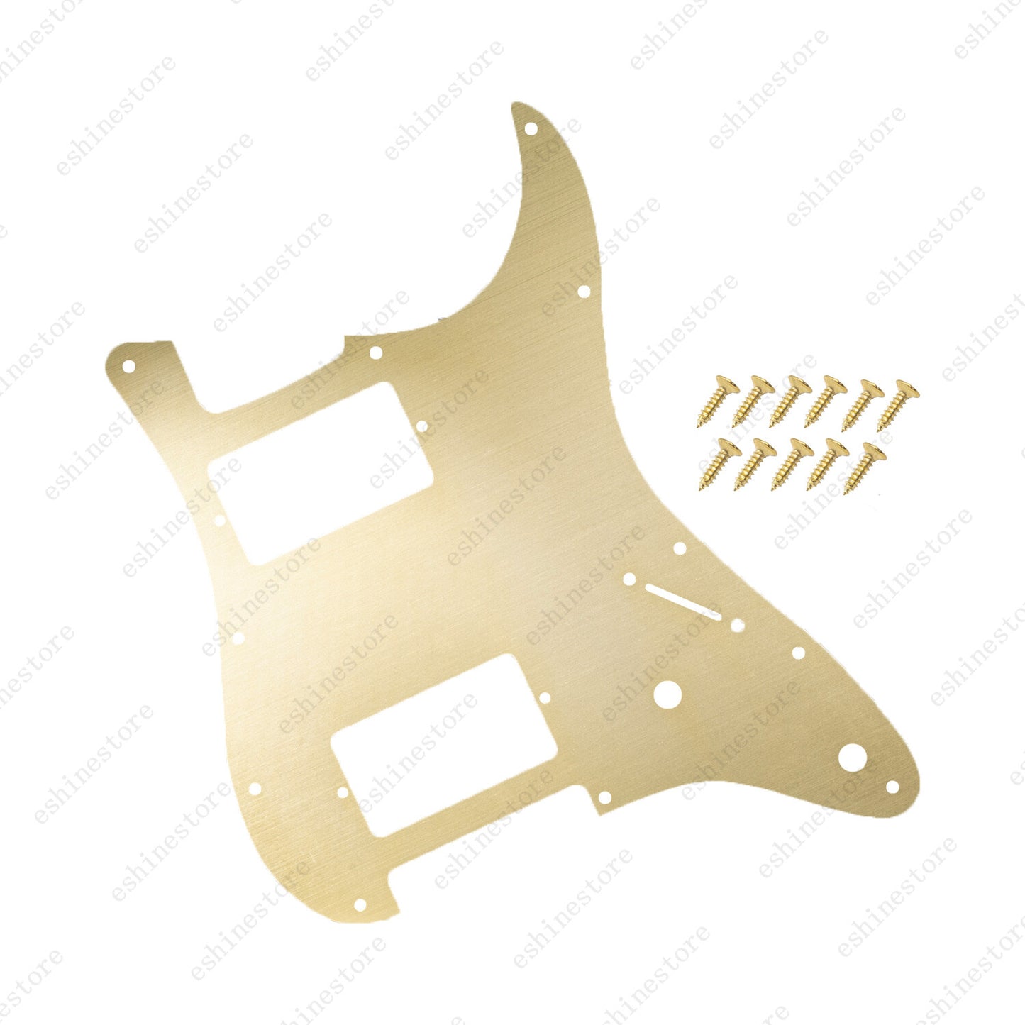 11 Hole HH Metal Guitar Pickguard Aluminum For ST Strat Electric guitar 5 color