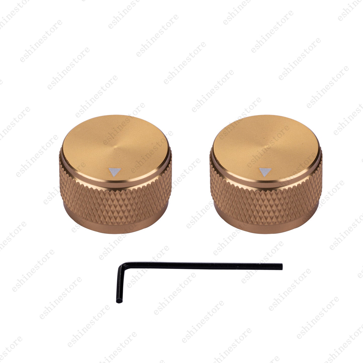 Guitar Aluminum Alloy Electronic Control Pot Knob Fit 18 24 Spline / Soild Shaft