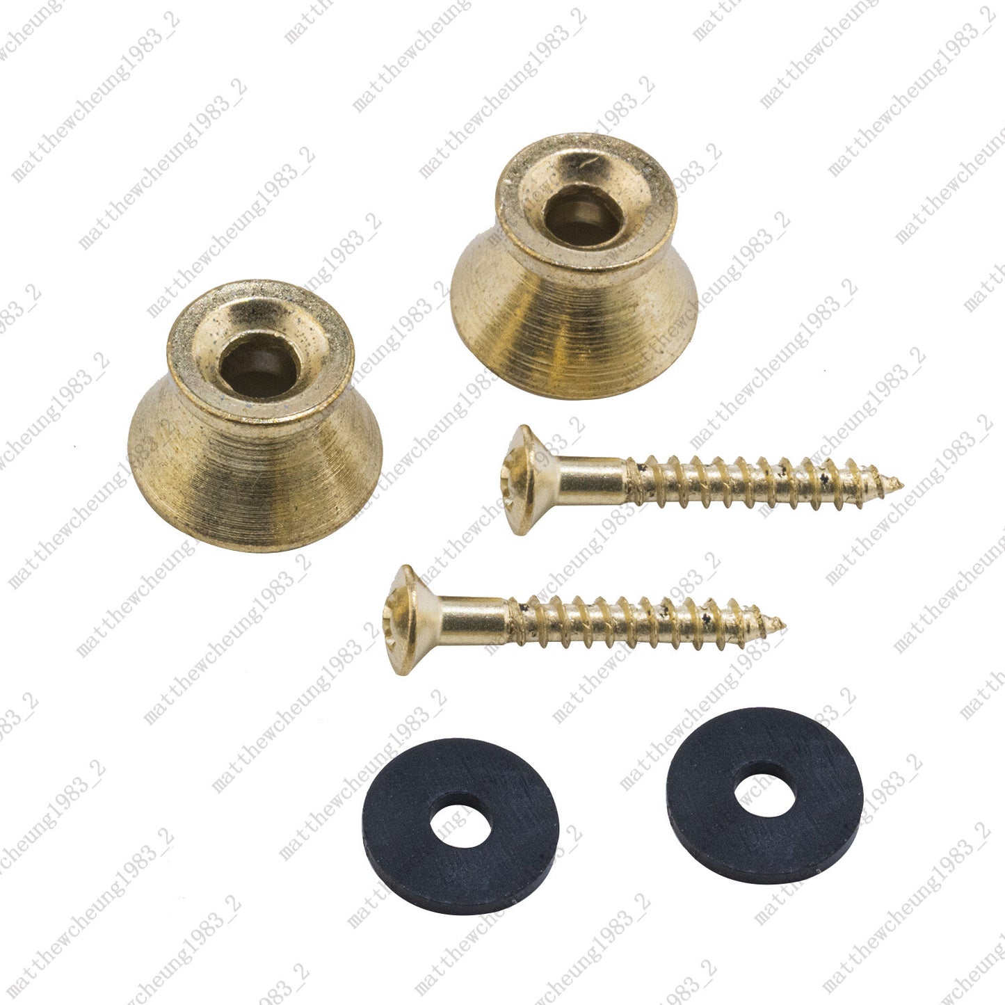 Black Gold Chrome Electric Guitar Strap Button For Acoustic Bass Ukulele