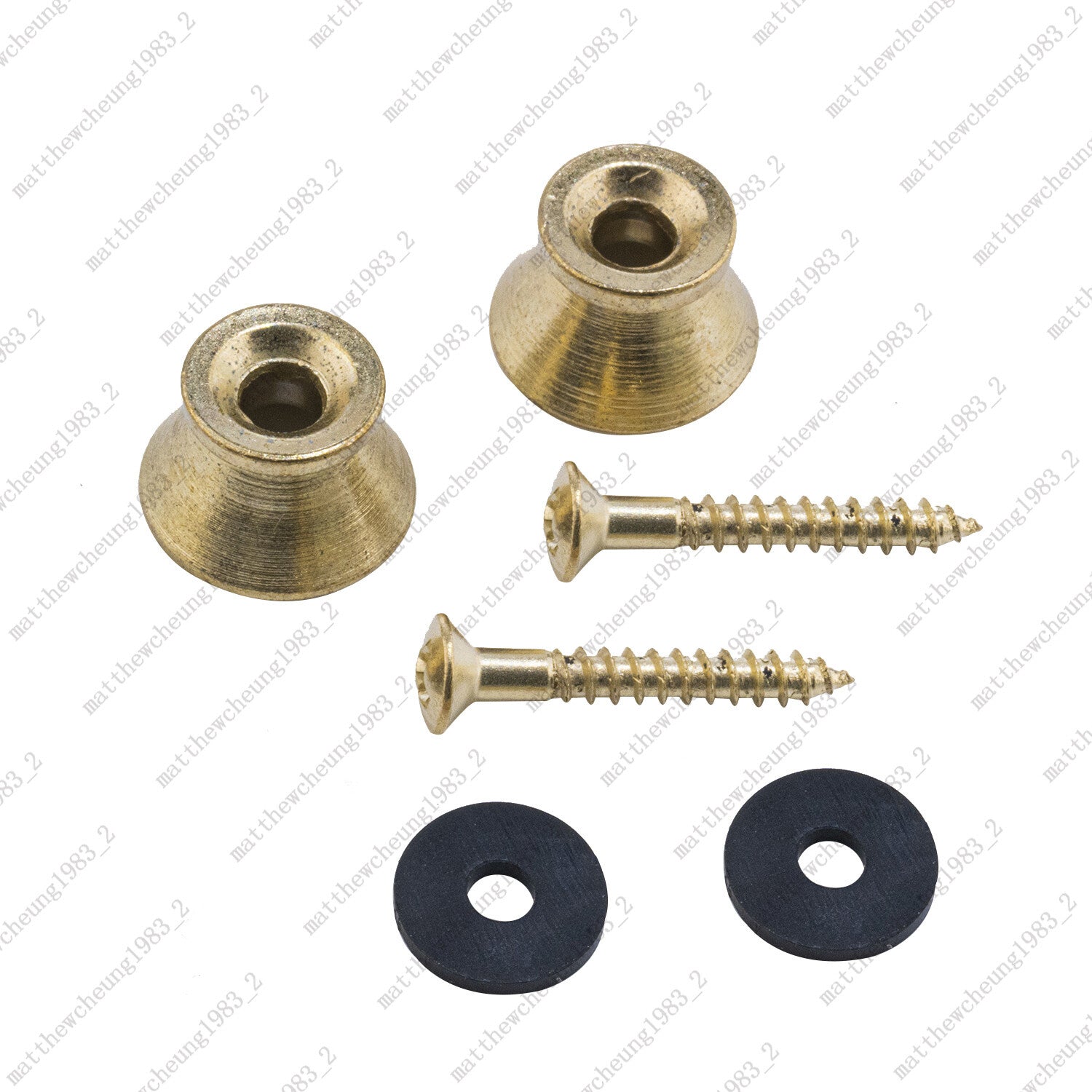 Black Gold Chrome Electric Guitar Strap Button For Acoustic Bass Ukulele