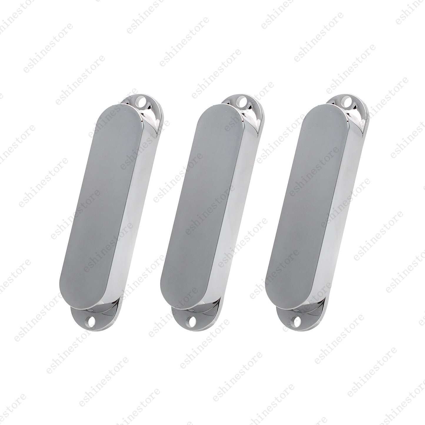3 Pcs Plastic No Hole SSS Single Coil Pickup Covers For Fender SQ Strat 12 Color