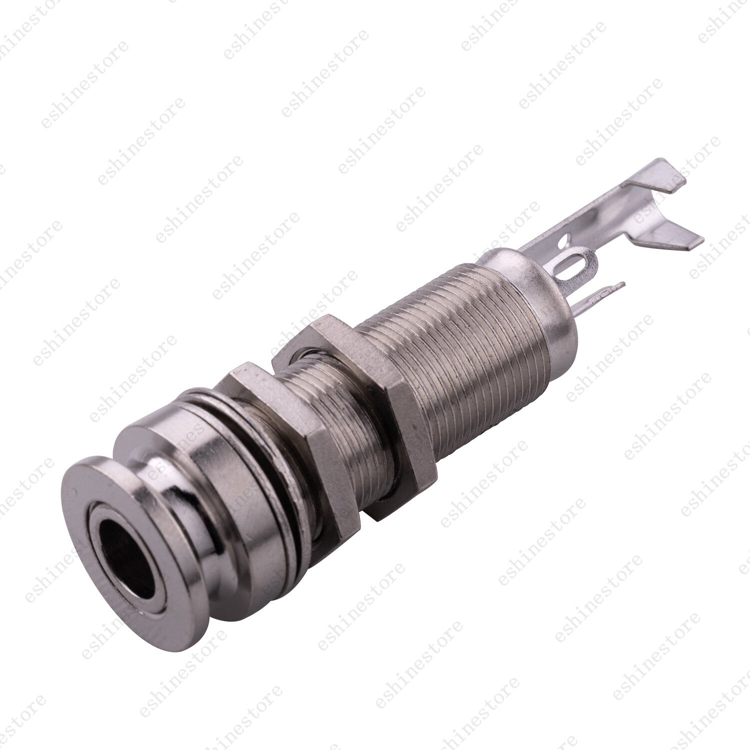 Strap Locker 1/4"Electric Guitar Jack Bass Threaded Output Connector Jack Copper