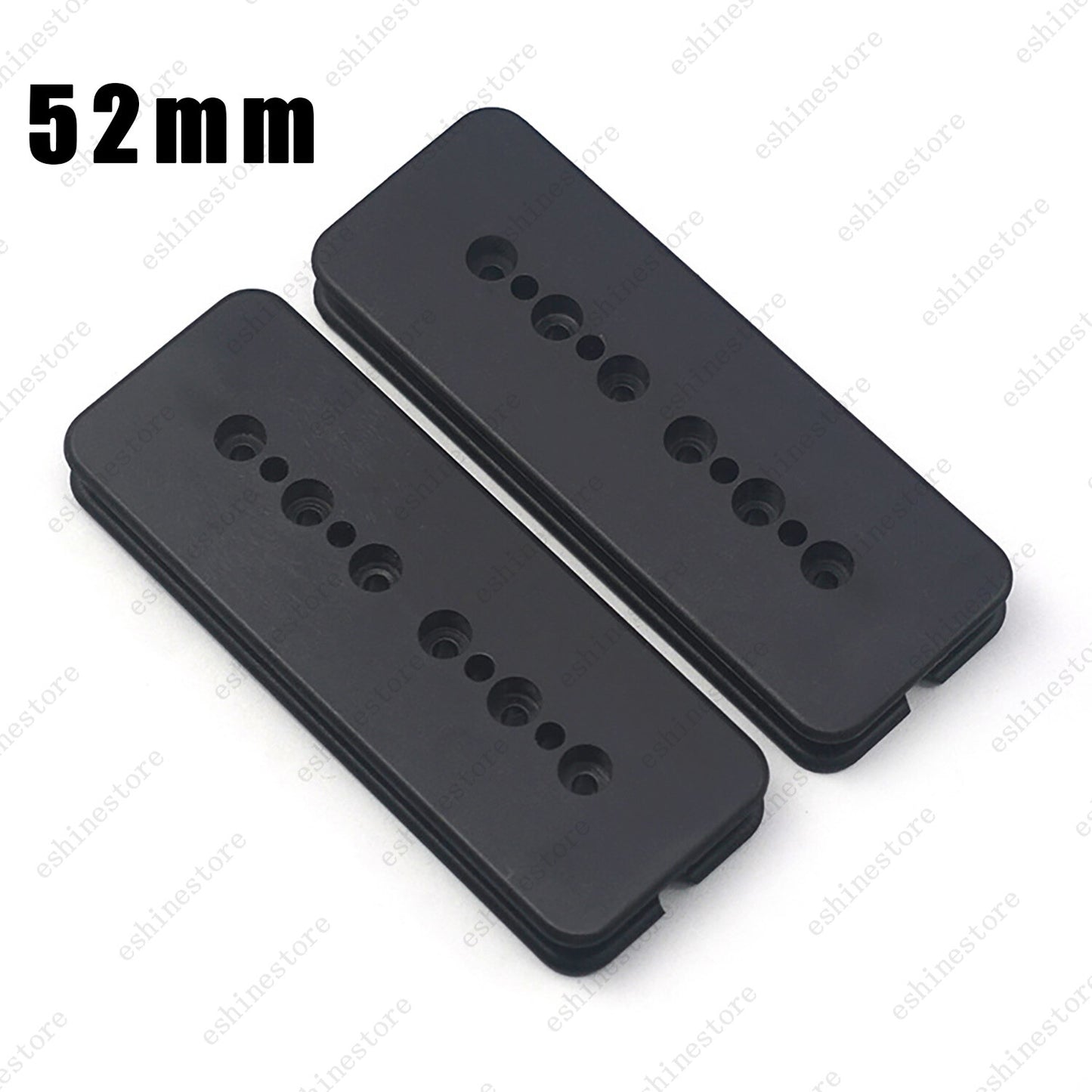 P90 Soapbar Pickup Cover Black White Silver Cream 50mm / 52mm Pole LP SG Guitar