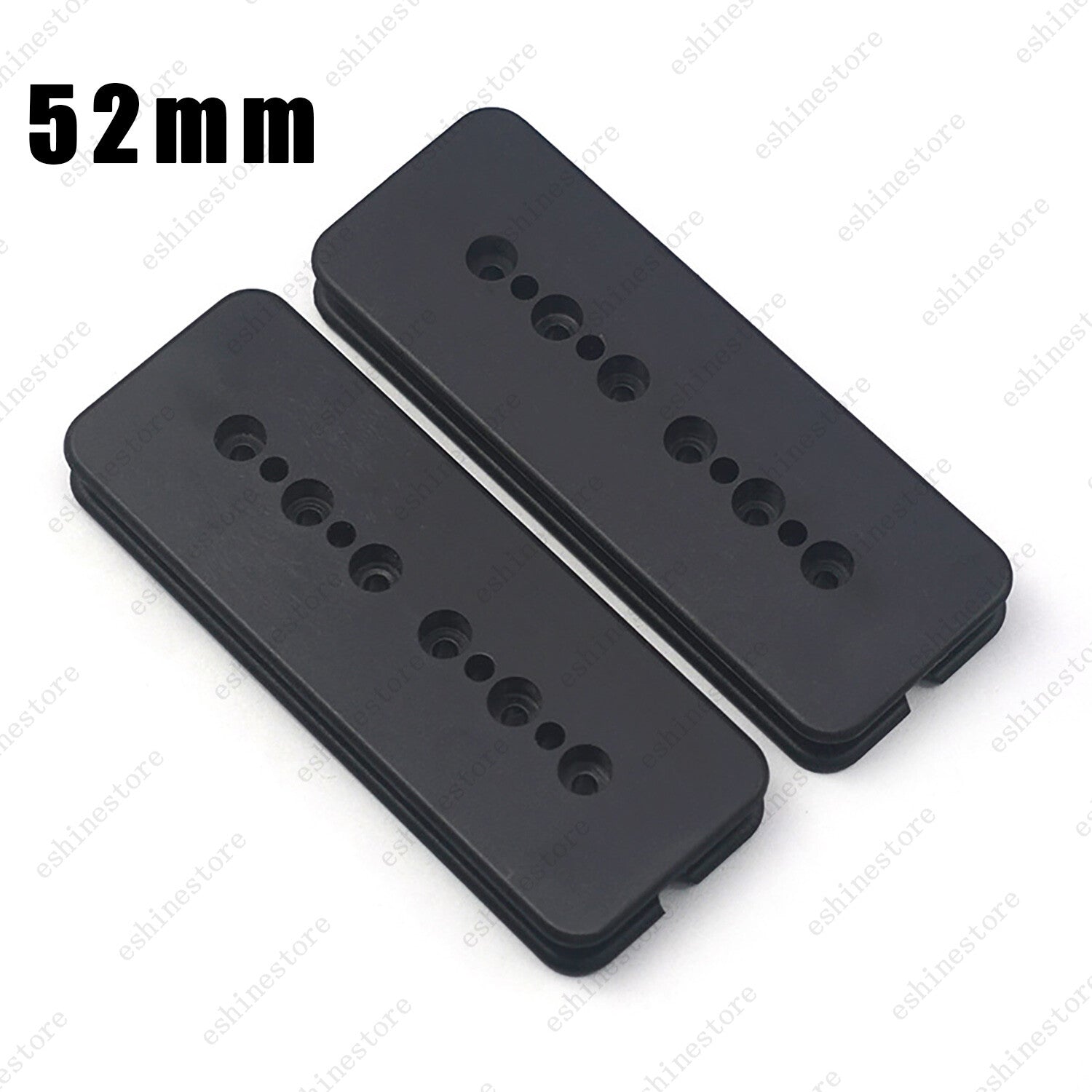 P90 Soapbar Pickup Cover Black White Silver Cream 50mm / 52mm Pole LP SG Guitar