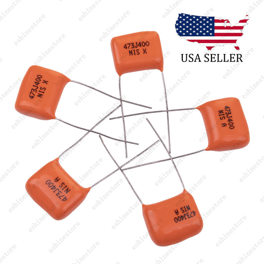 Packs of 5 Guitar Tone Film Capacitor 0.047uf (47nf) 400V For Guitar /Bass /Amp