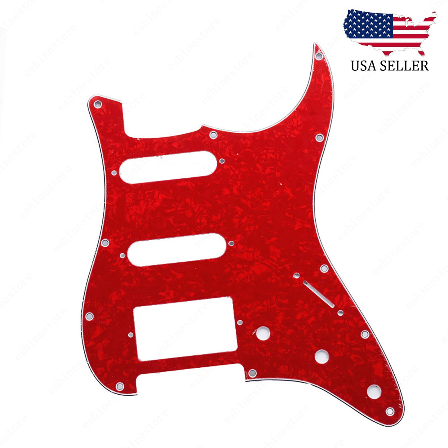 11 Holes SSH Strat Style Pickguard For Stratocaster Various Colors US Ship