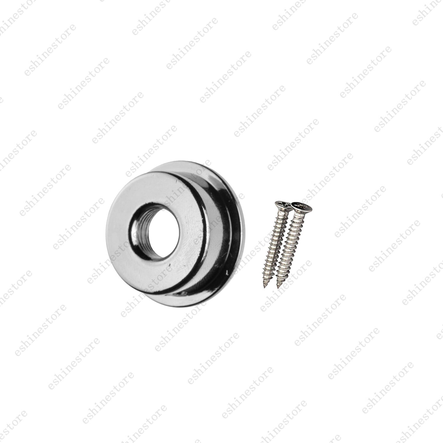 3 Colors Thickened round Retrofit cup Jack Output Socket Plate For Telecaster