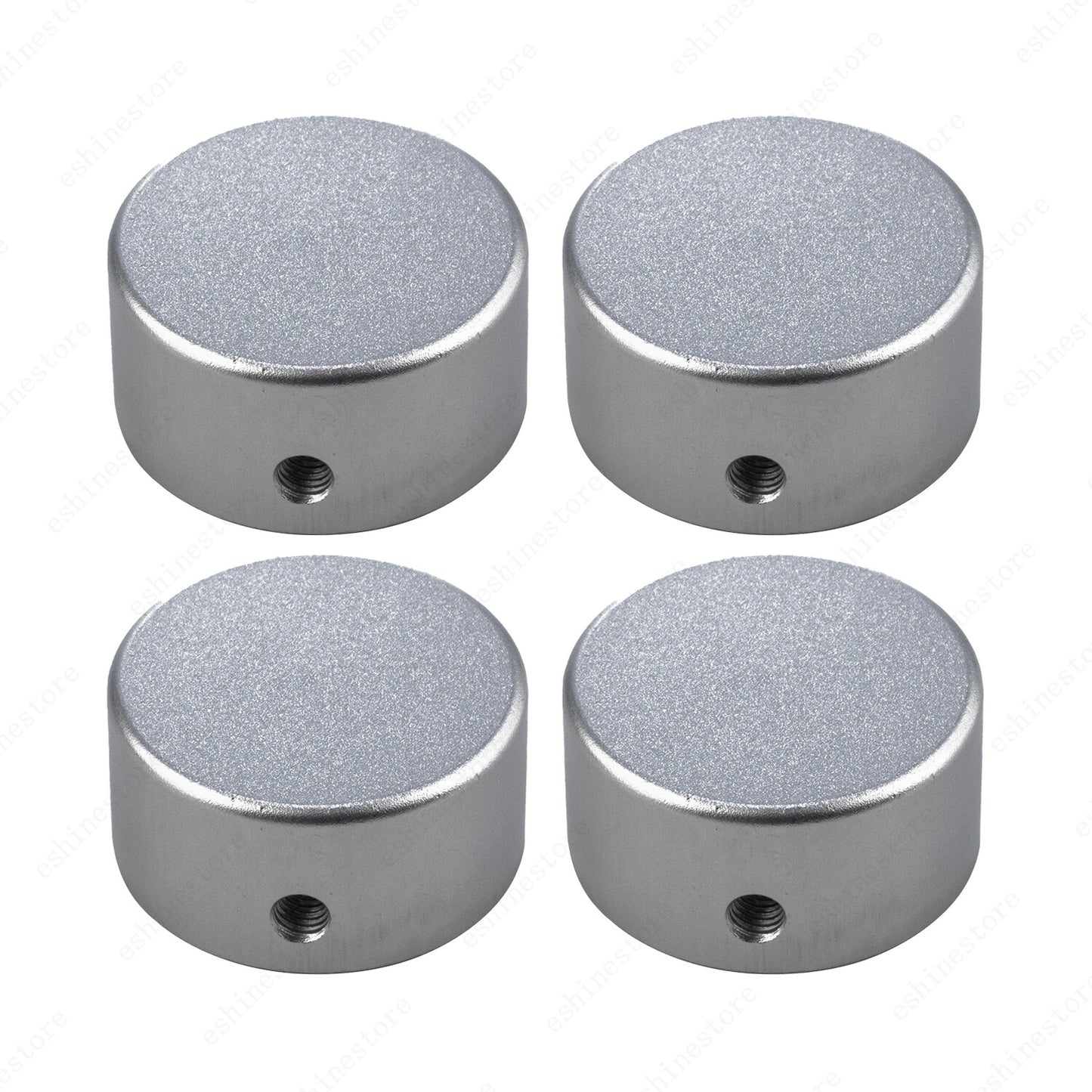 1/2/4 pcs  Aluminum Alloy Effects Pedal Footswitch Topper with Screws 6 Colors