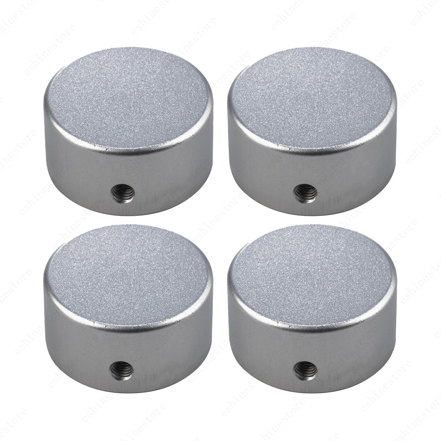 1/2/4 pcs  Aluminum Alloy Effects Pedal Footswitch Topper with Screws 6 Colors