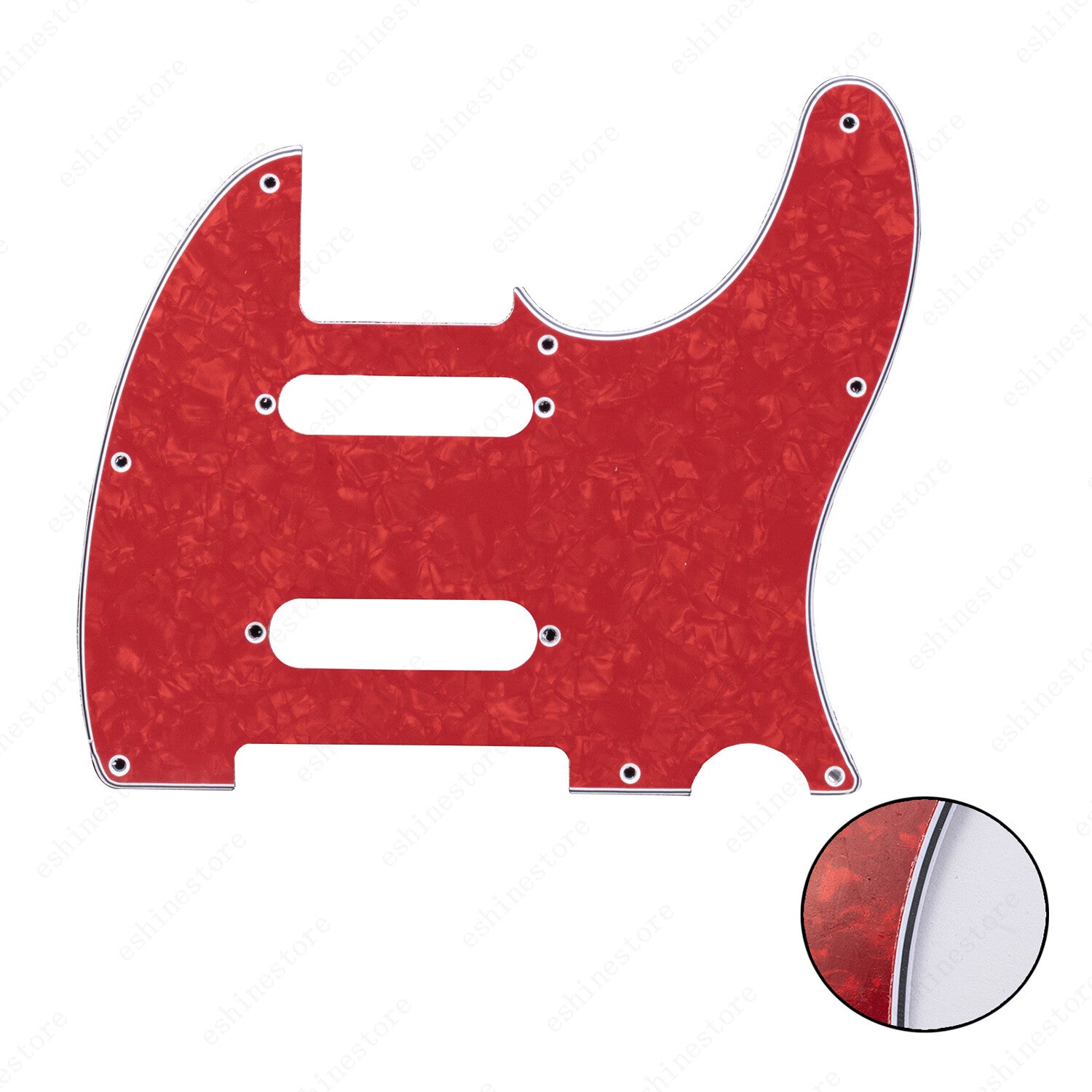 Guitar 3 Ply Pickguard Replacement For Nashville Telecaster style Multi Colors