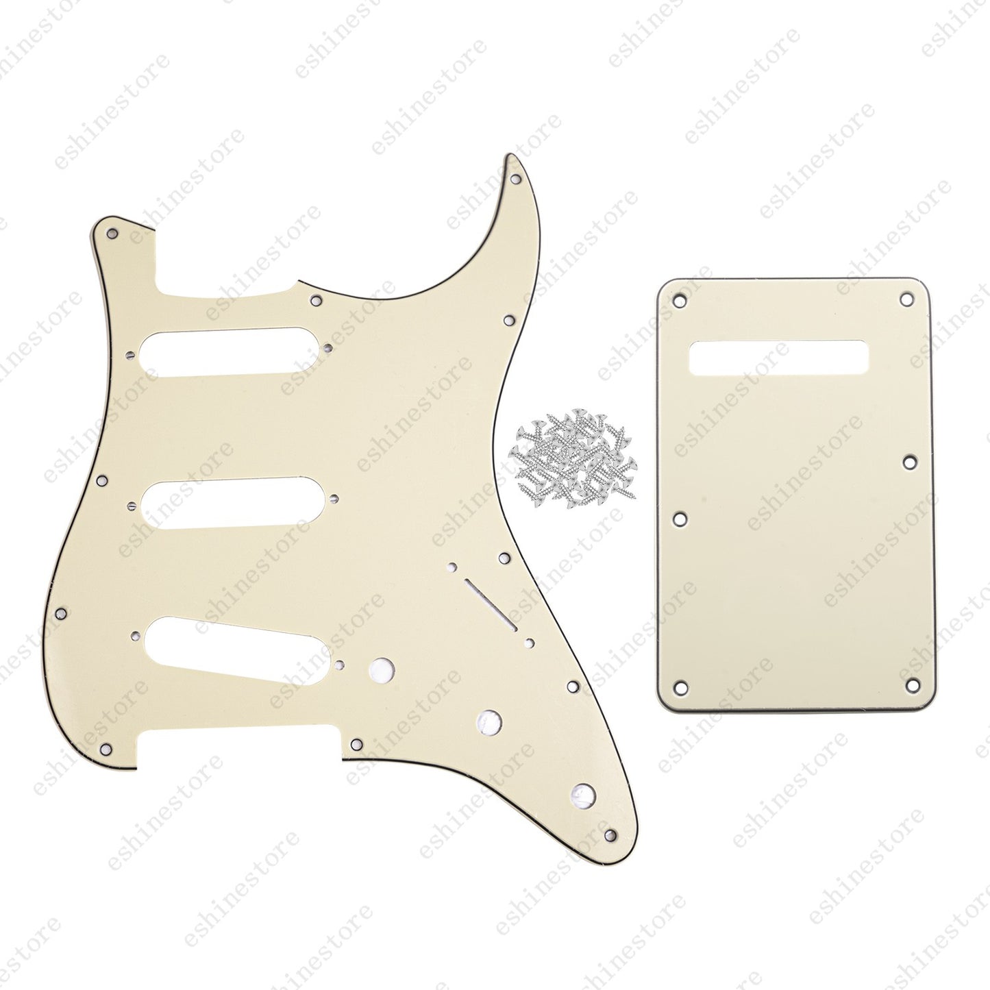 Guitar SSS 3Ply Pickguard&Back Plate for USA MIM Standard Fender ST Multicolors