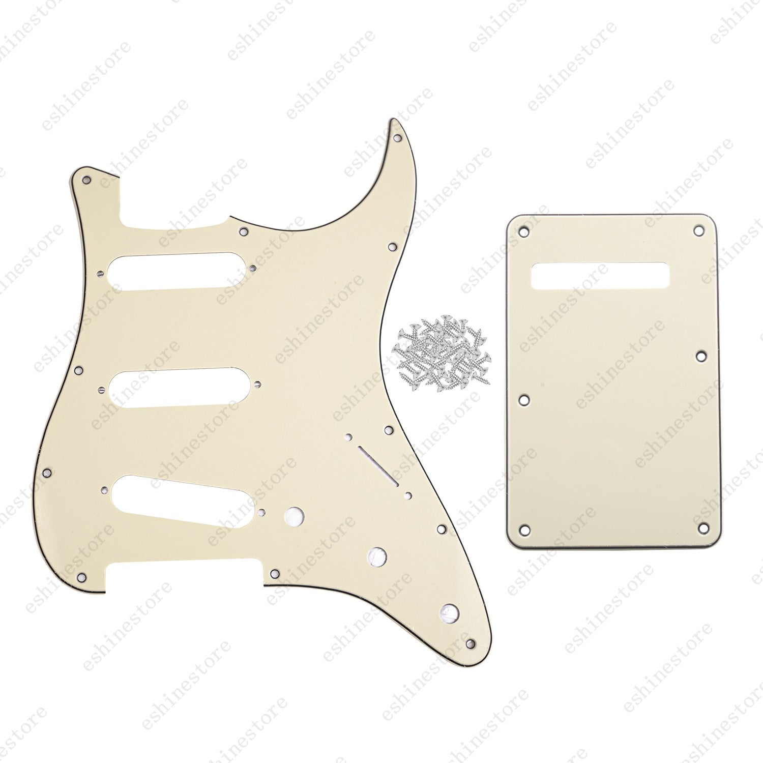 Guitar SSS 3Ply Pickguard&Back Plate for USA MIM Standard Fender ST Multicolors