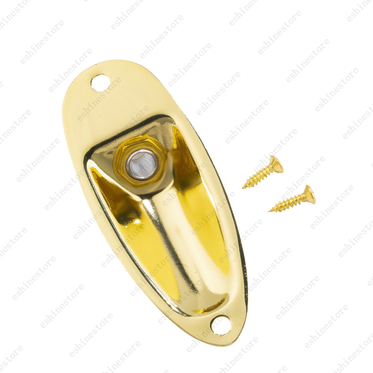 Guitar Boat Jack Plate Input Output Socket with Screws for Fender Strat 5 COLORS