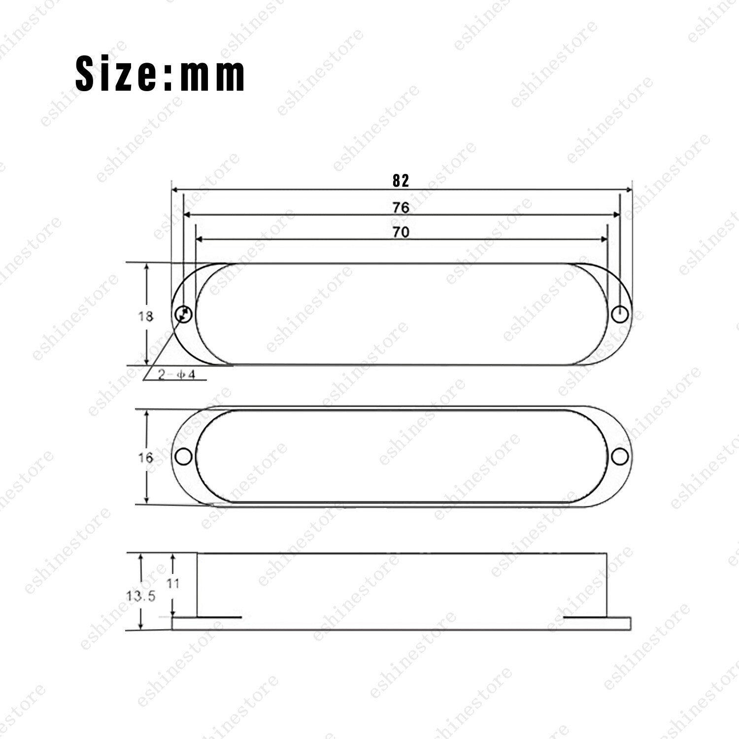 1/2/3Pcs Plastic Sealed Single Coil Pickup Cover For ST Guitar No Holes 12Color