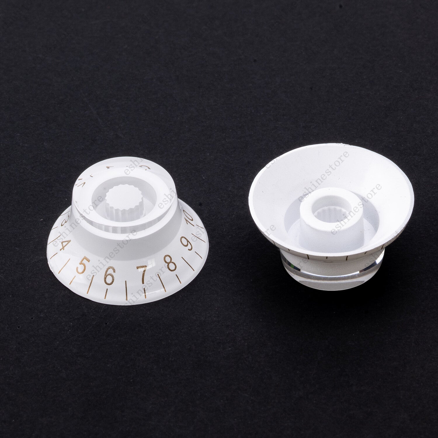 4x Guitar Bell Knobs 18 Fine Spline Top Hat 50s Knobs for SG Les Paul Guitar