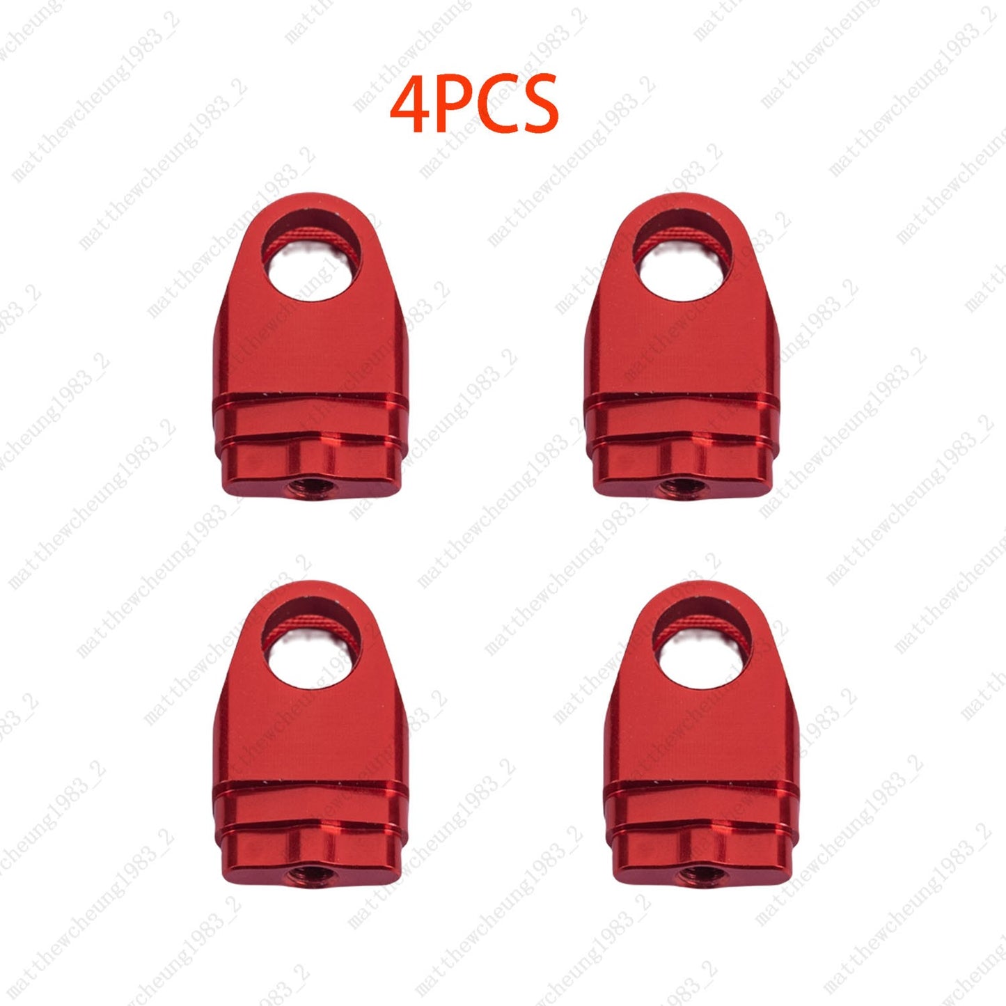 1/10 Red Upgrade Aluminum Body Post Kit for  TT02 - Easy Install + Full Parts