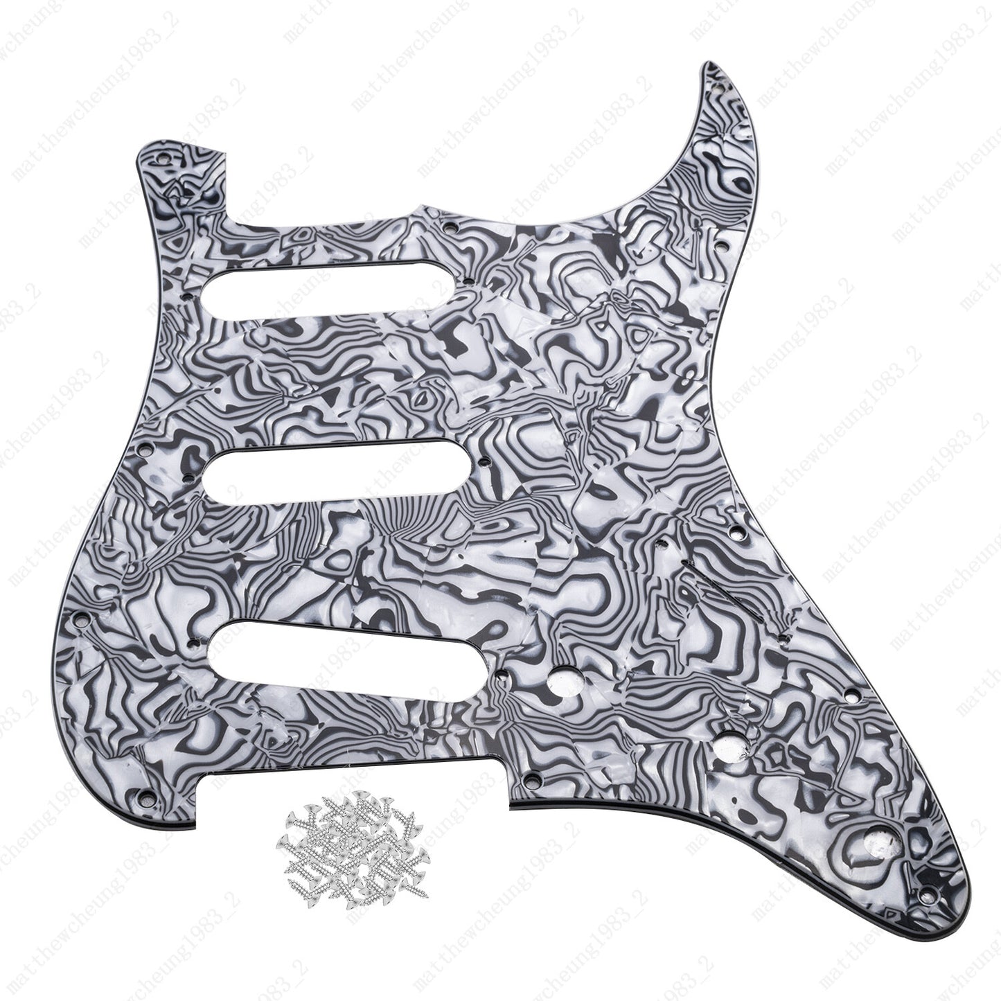 SSS Style11 Hole Pickguard Pickups with Screws for USA MIM Standard Fender Start