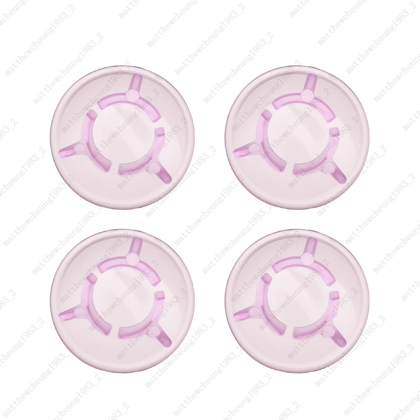 1/2/4pcs Mushroom Plastic Guitar Effect Pedal Footswitch Toppers Foot Nail Cap