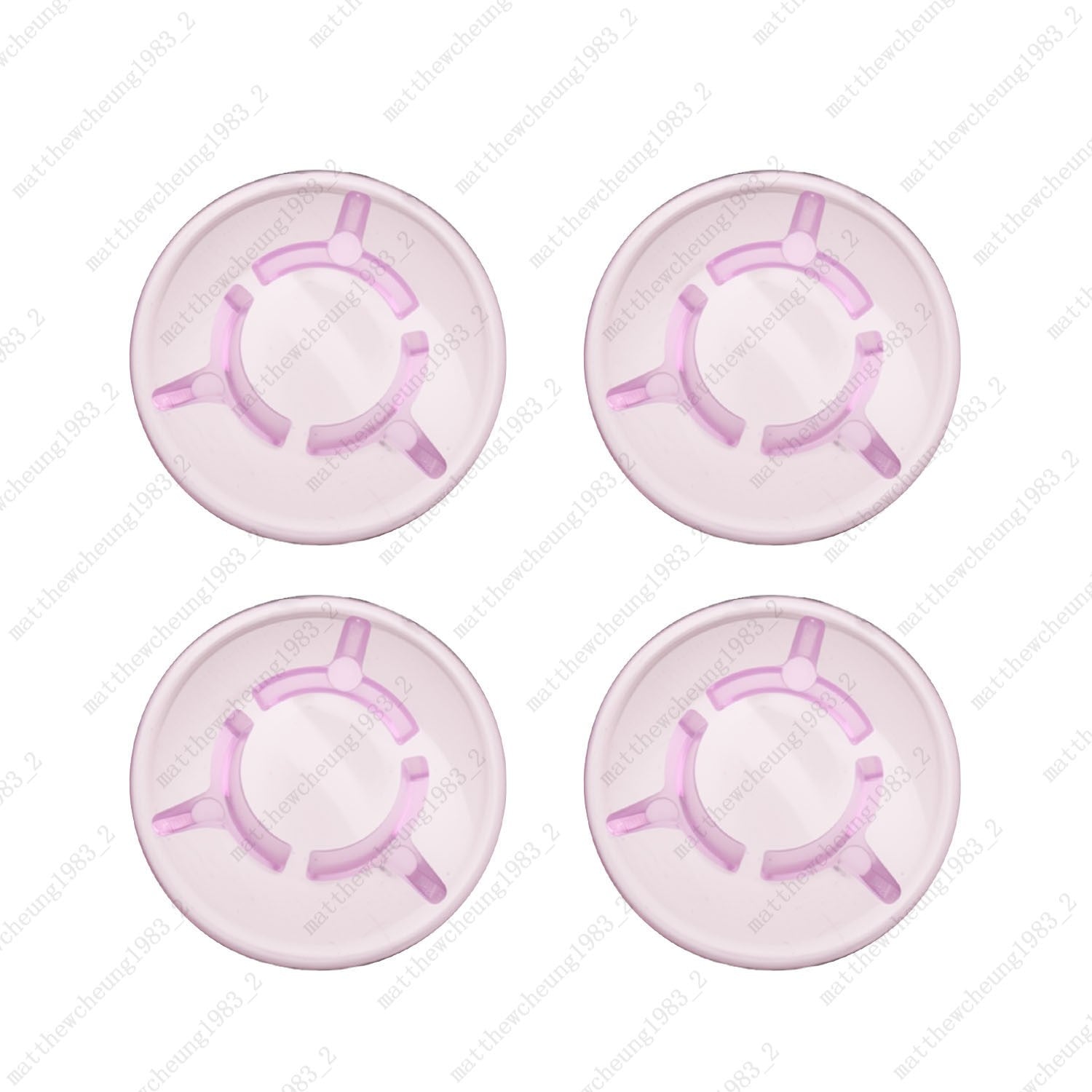 1/2/4pcs Mushroom Plastic Guitar Effect Pedal Footswitch Toppers Foot Nail Cap