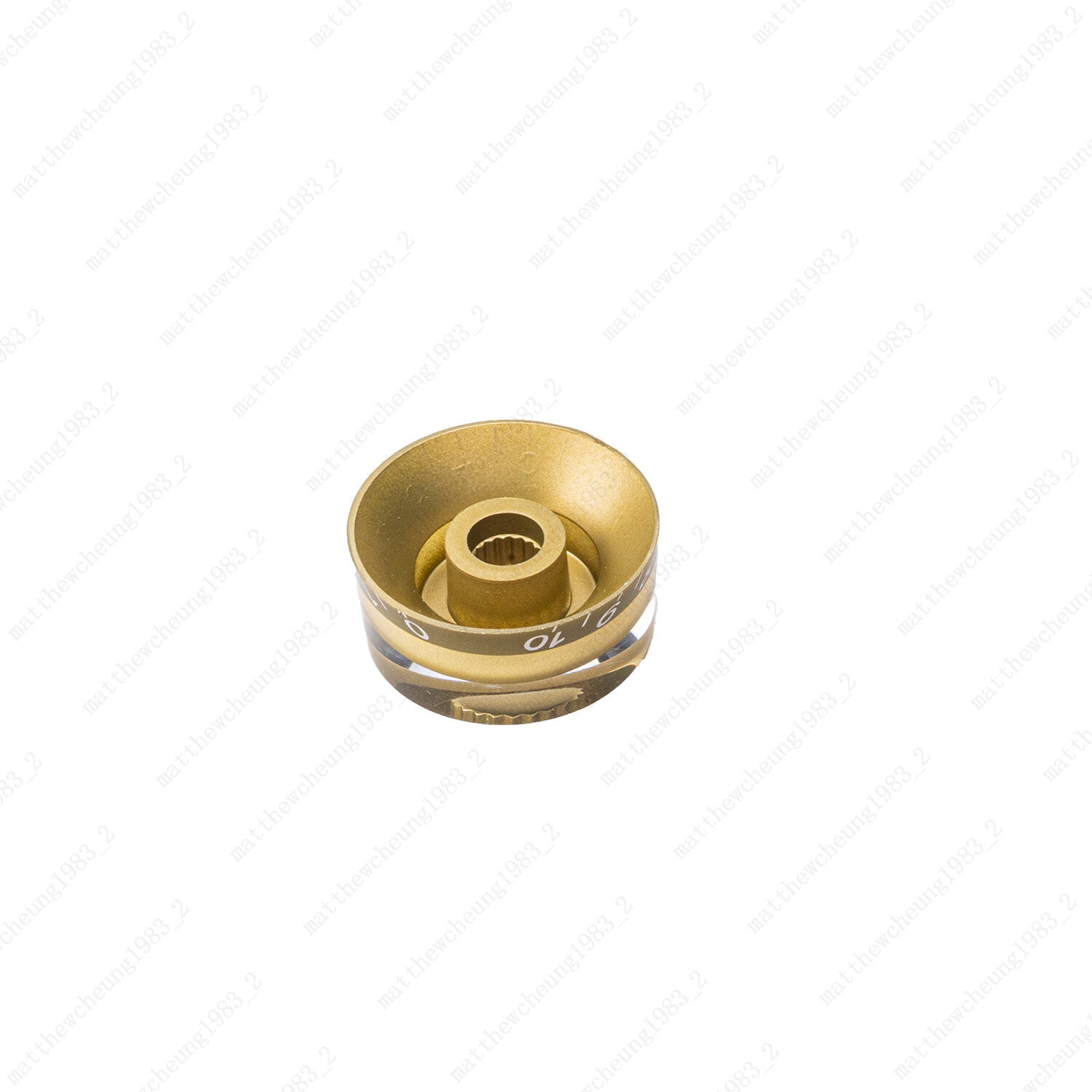 4 Pcs Gold&White Electirc Guitar Control Knobs Speed Dial Knobs fits Les Paul SG
