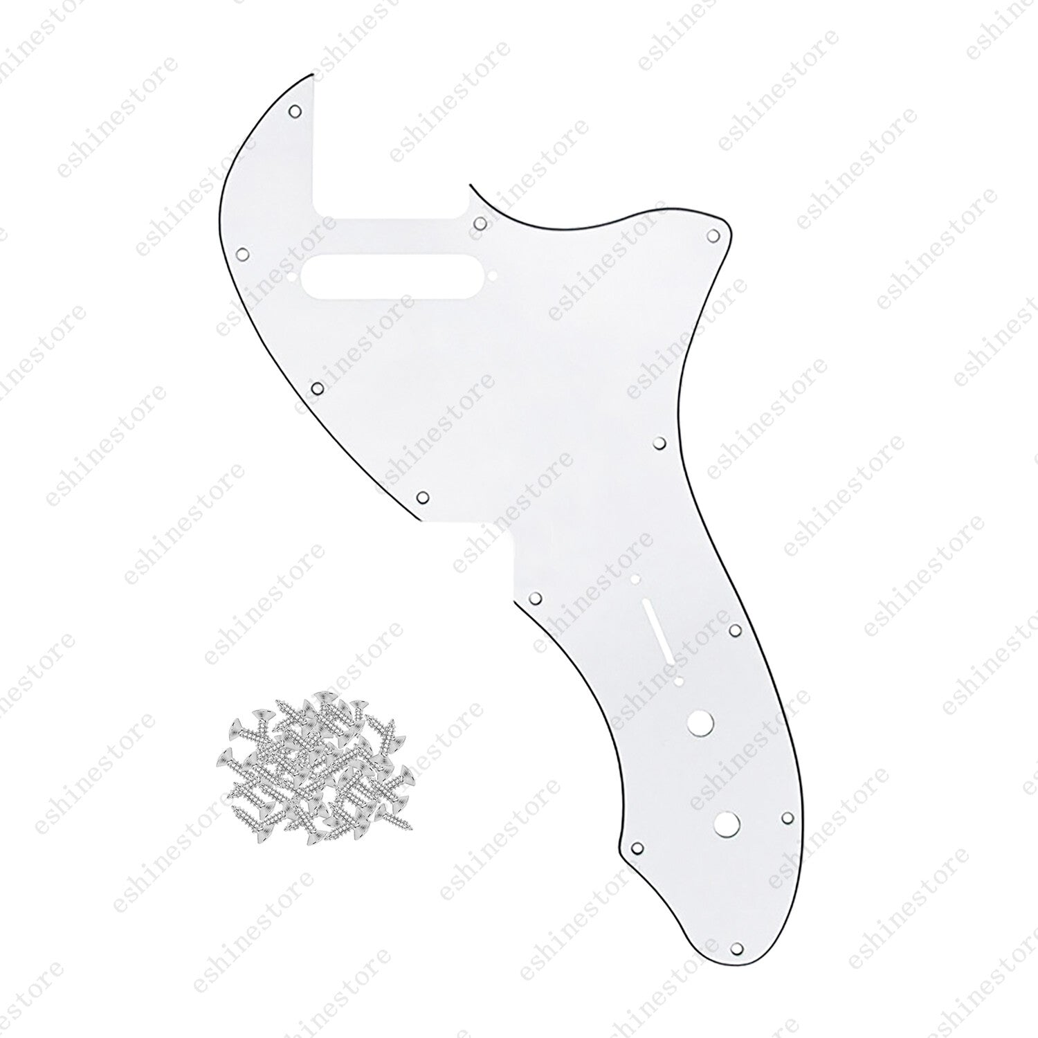 Guitar Pickguard Scratch Plate with Screws For US Tele 69 Thinline 11Colors
