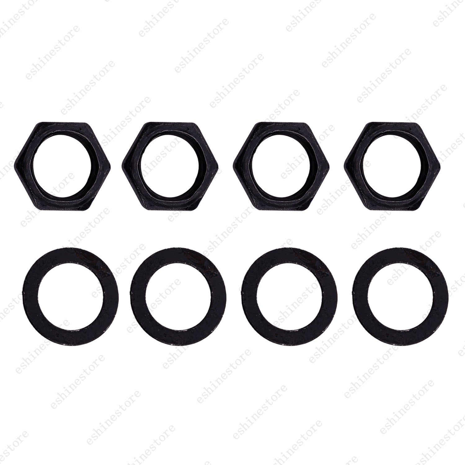 Set of 1/2/4 Metric Thread M9 Guitar Bass Nut Washer For Input Output Jack