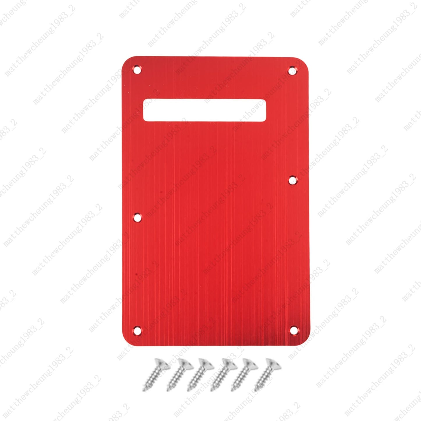 Electric Guitar Vintage Single Hole Aluminum Metal Back Plate Fit Fender SQ ST