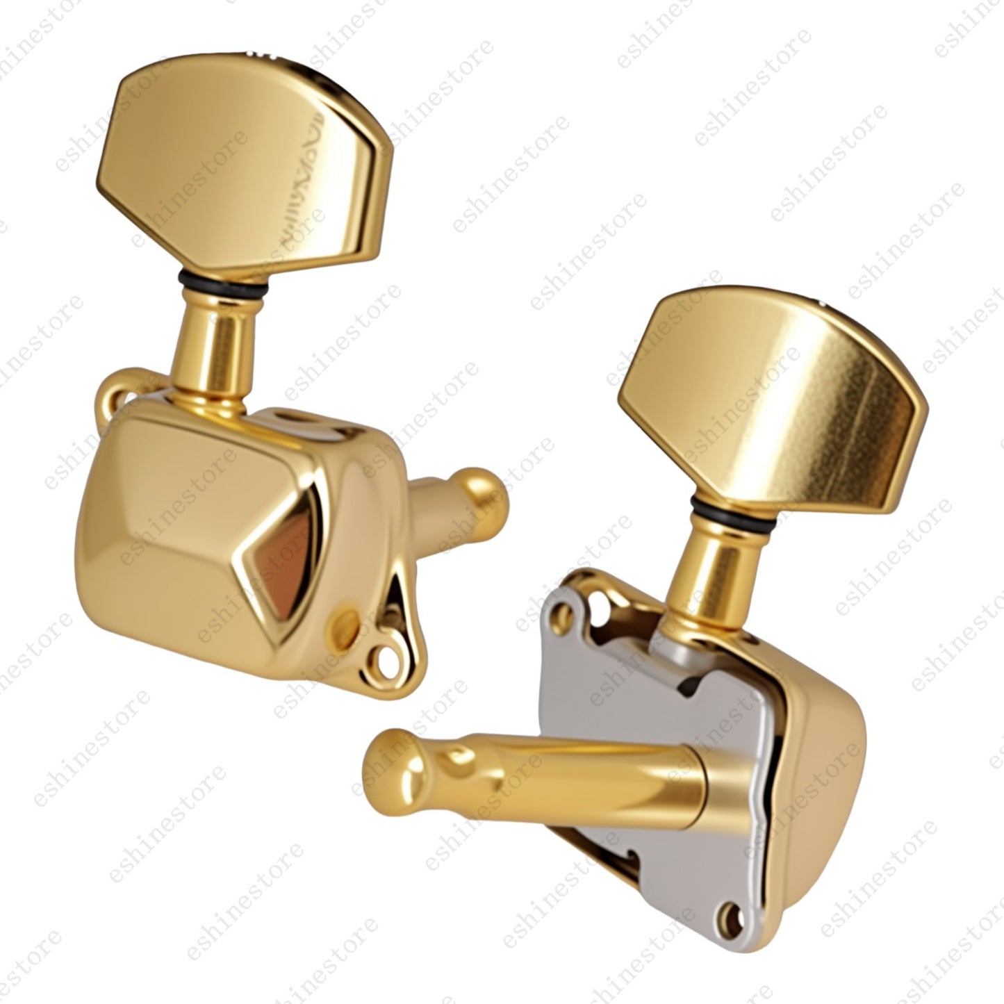 Guitar Tuning Pegs Machine Head Semiclosed Tuner 1:15 Ratio For Acoustic Guitar