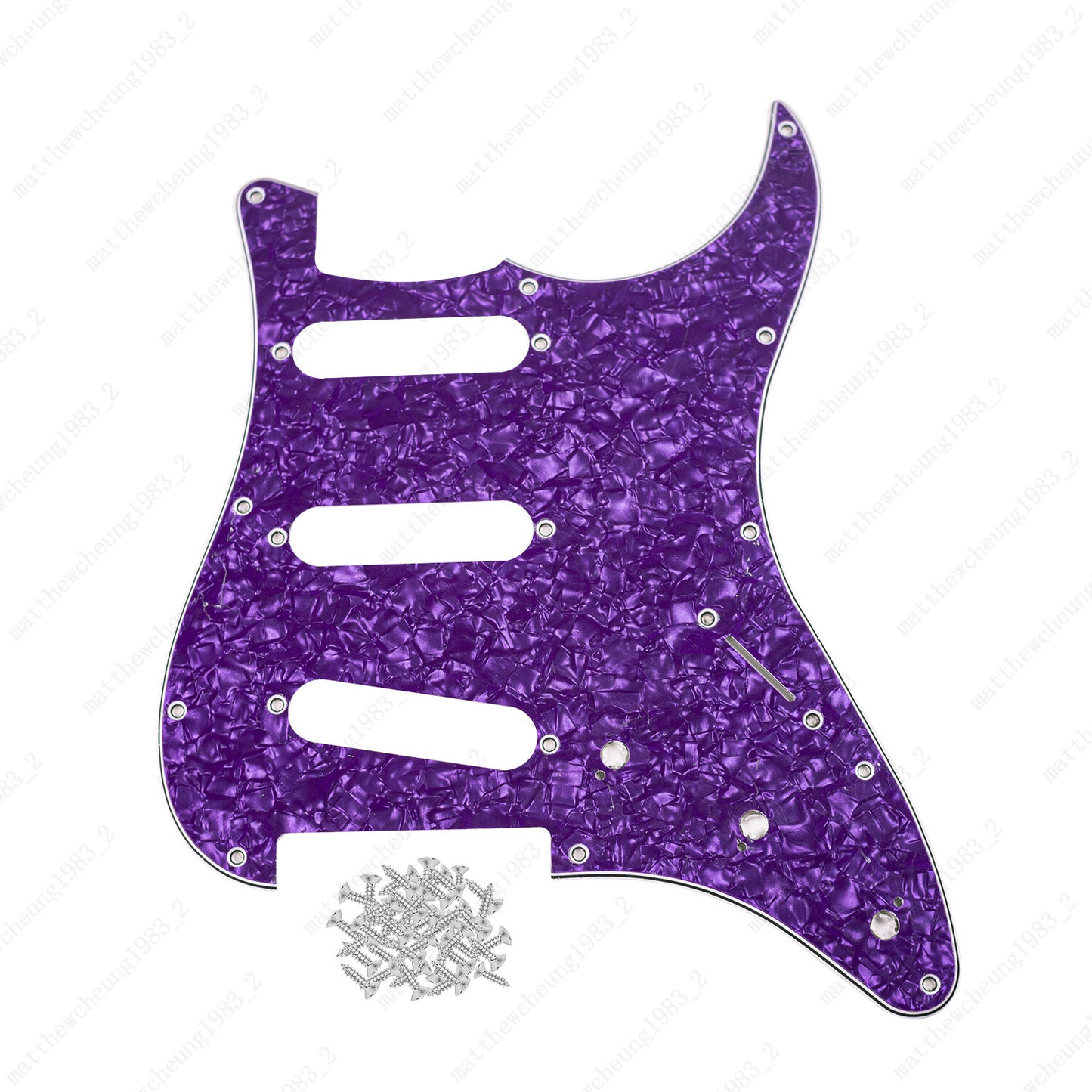 SSS Style11 Hole Pickguard Pickups with Screws for USA MIM Standard Fender Start