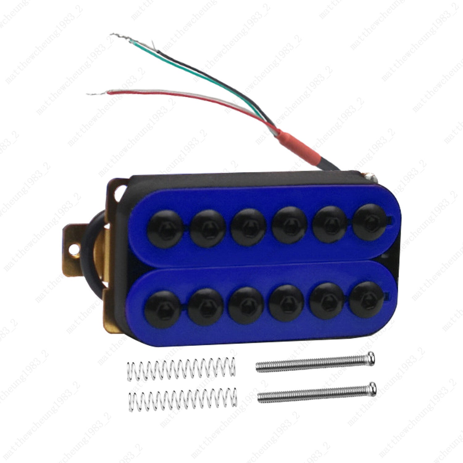 Alnico V Humbucker Pickups - Double Coil for Guitar - High Output Umbrella Head