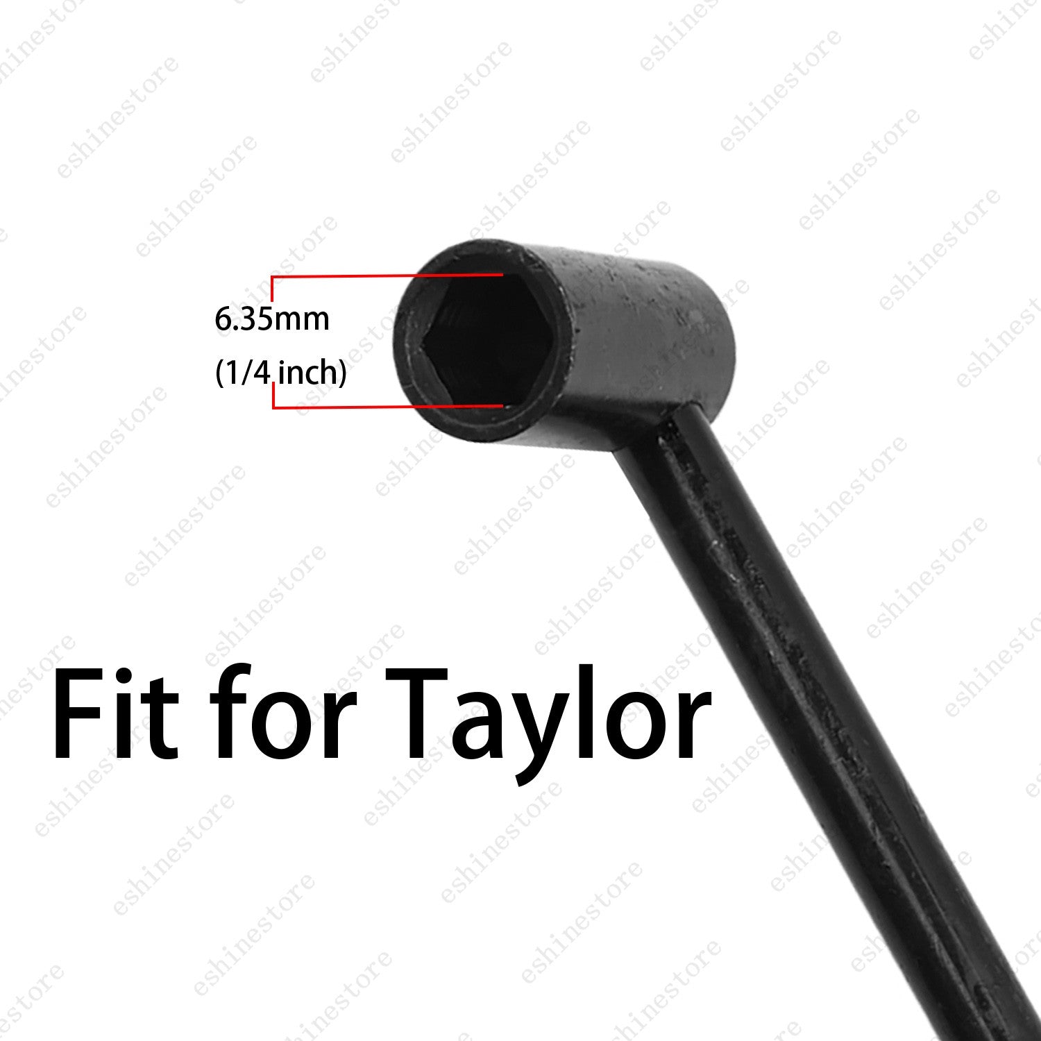 6.35mm 1/4'' Guitar Short Truss Rod Adjustment Hex Box Wrench for Taylor Guitar