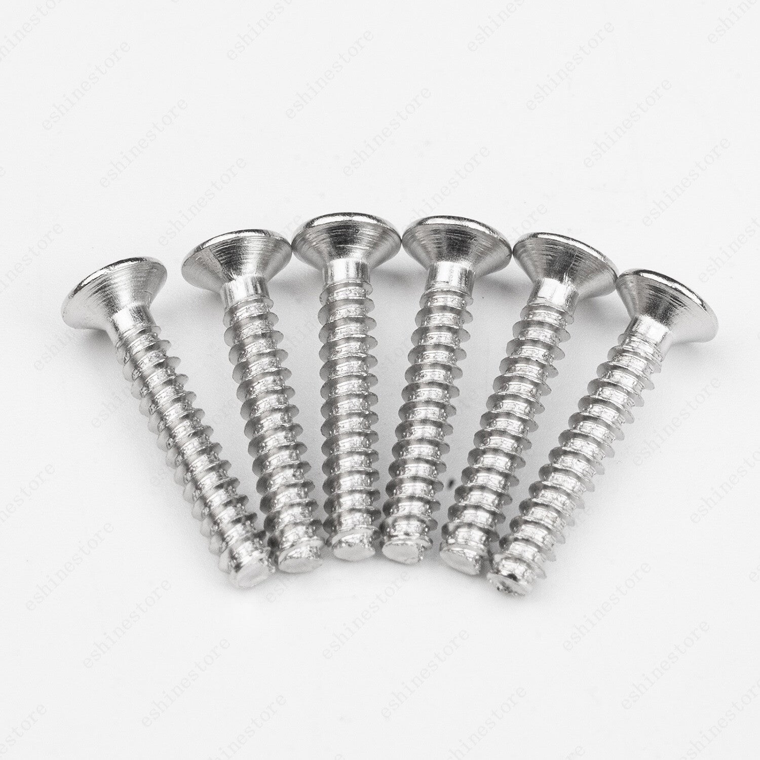 6 Pcs Single coil pickup mounting Countersunk Head Screws & Springs 3 Colors