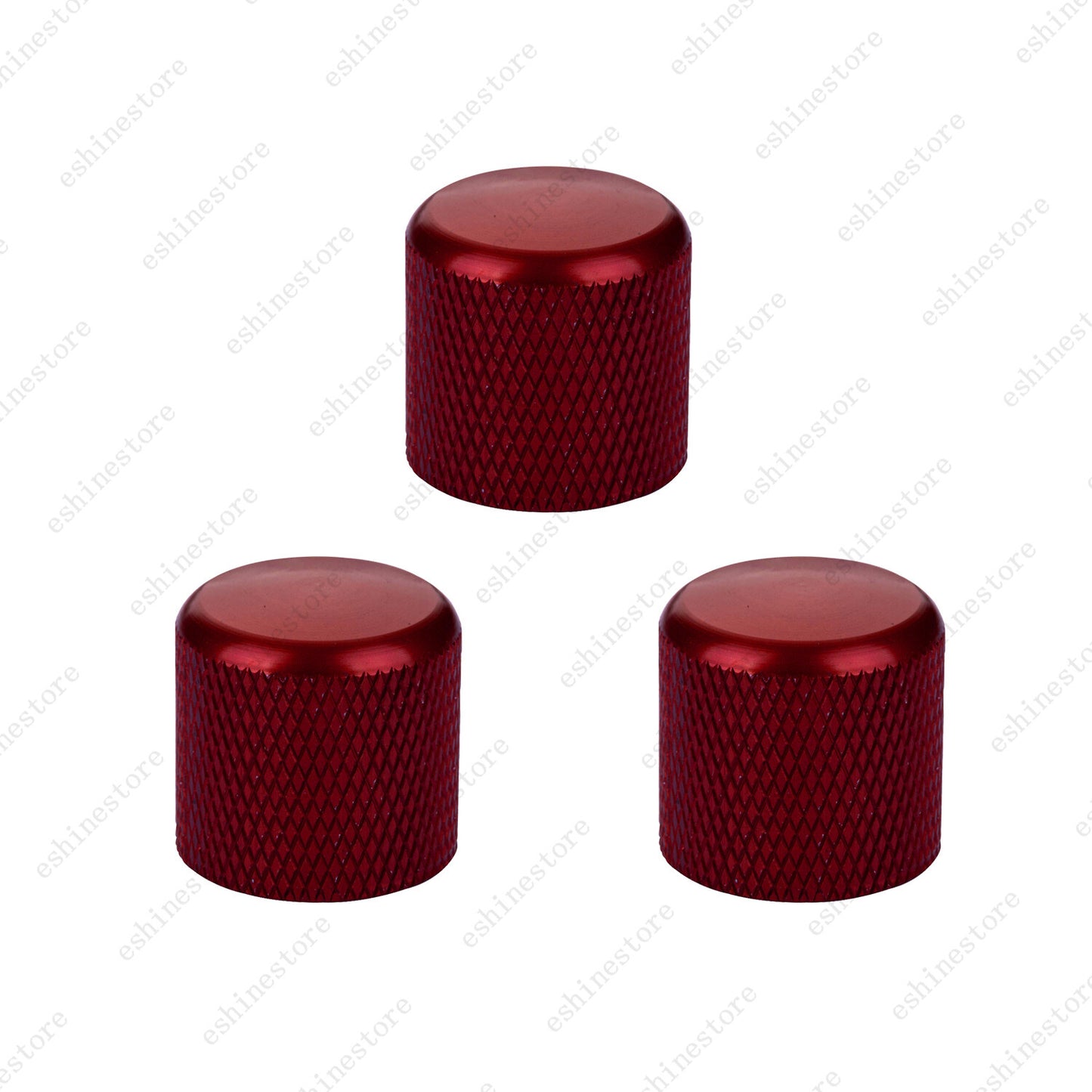 1-4 Pcs Volume Tone Control Knobs Metal Dome Button Caps For Guitar Bass