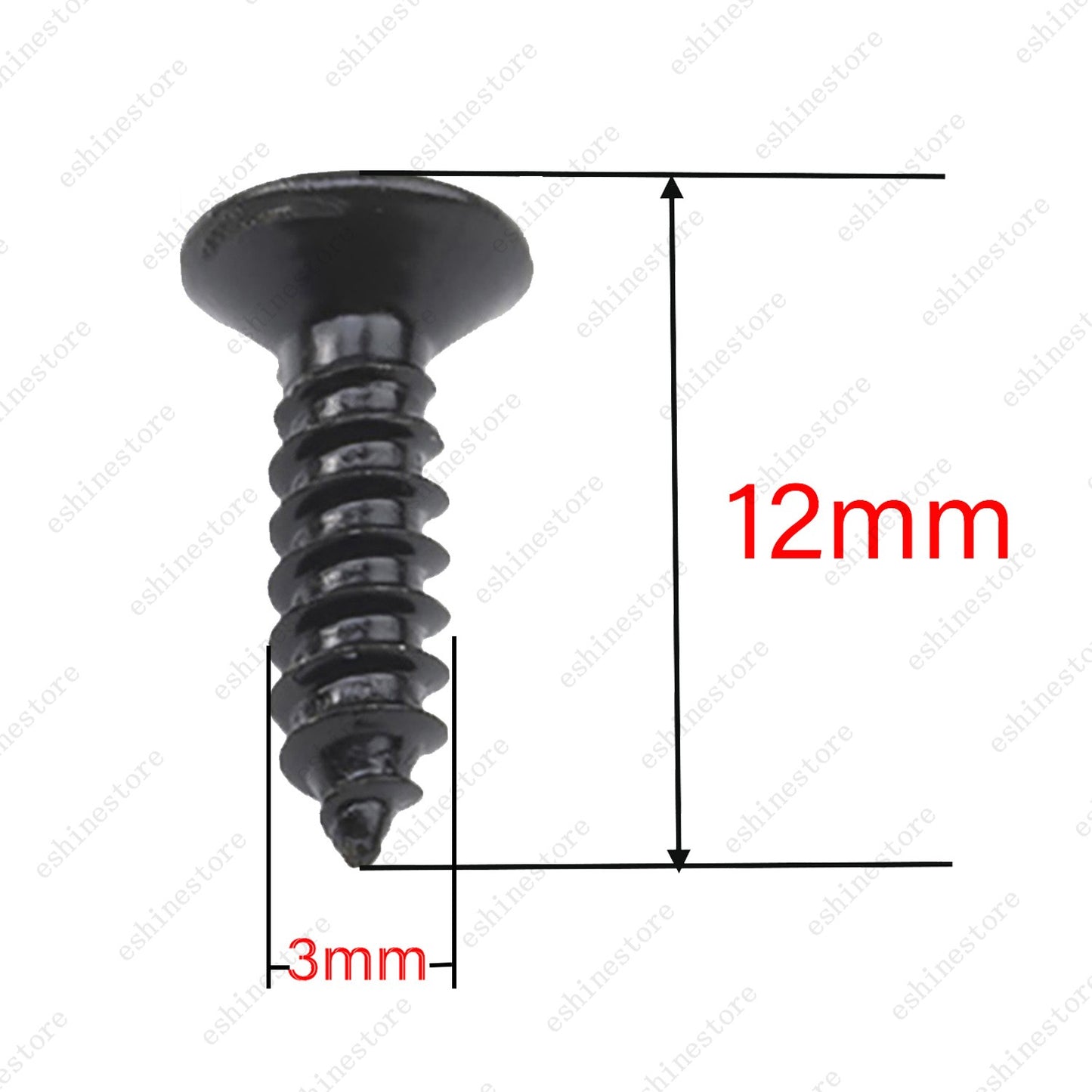 Guitar Scratchplate Pickguard Screws Bolts for Strat Tele Electric Guitar 50Pcs