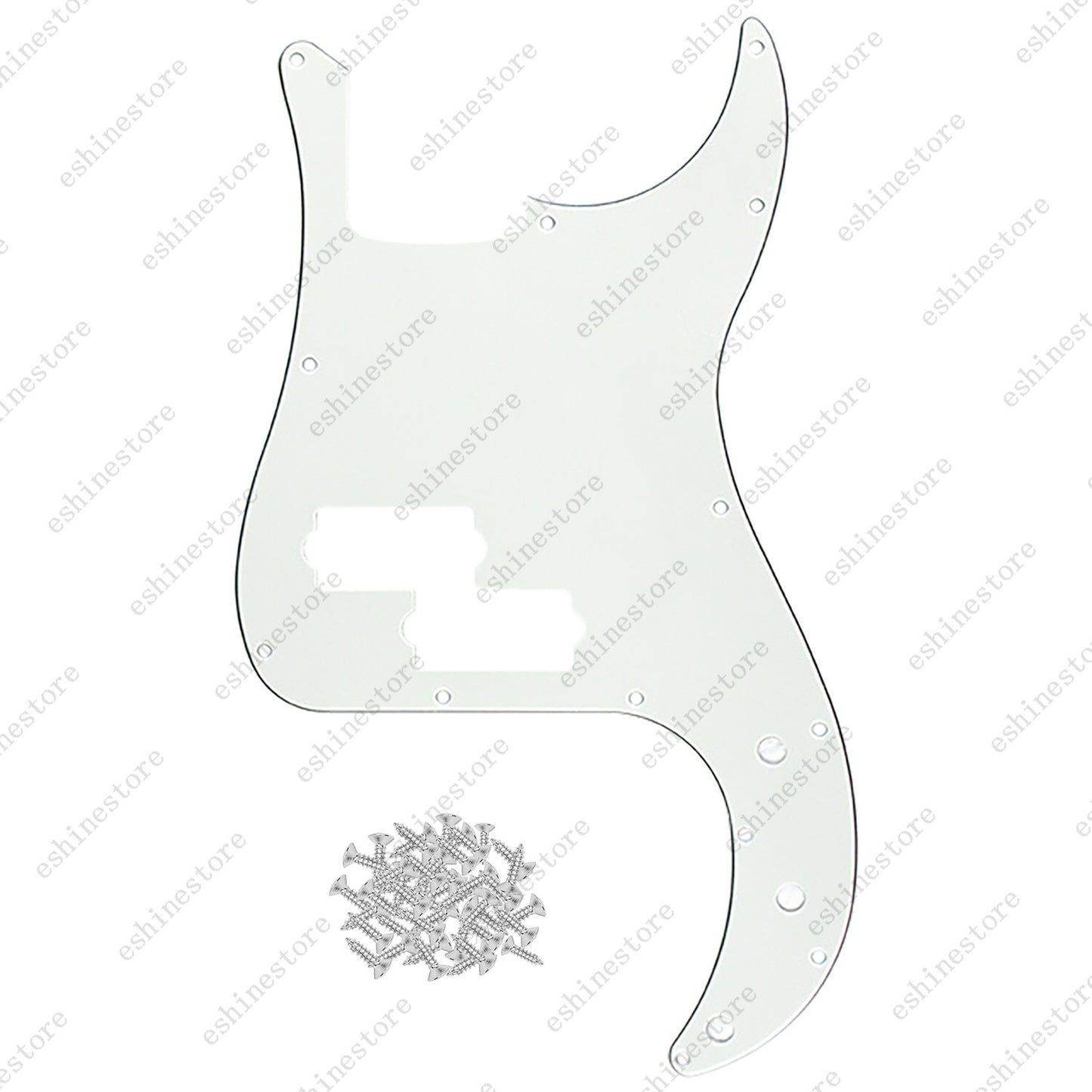 PB P Bass Pickguard 13 Hole Pick Guard Scratch Plate For 4-String Precision Bass