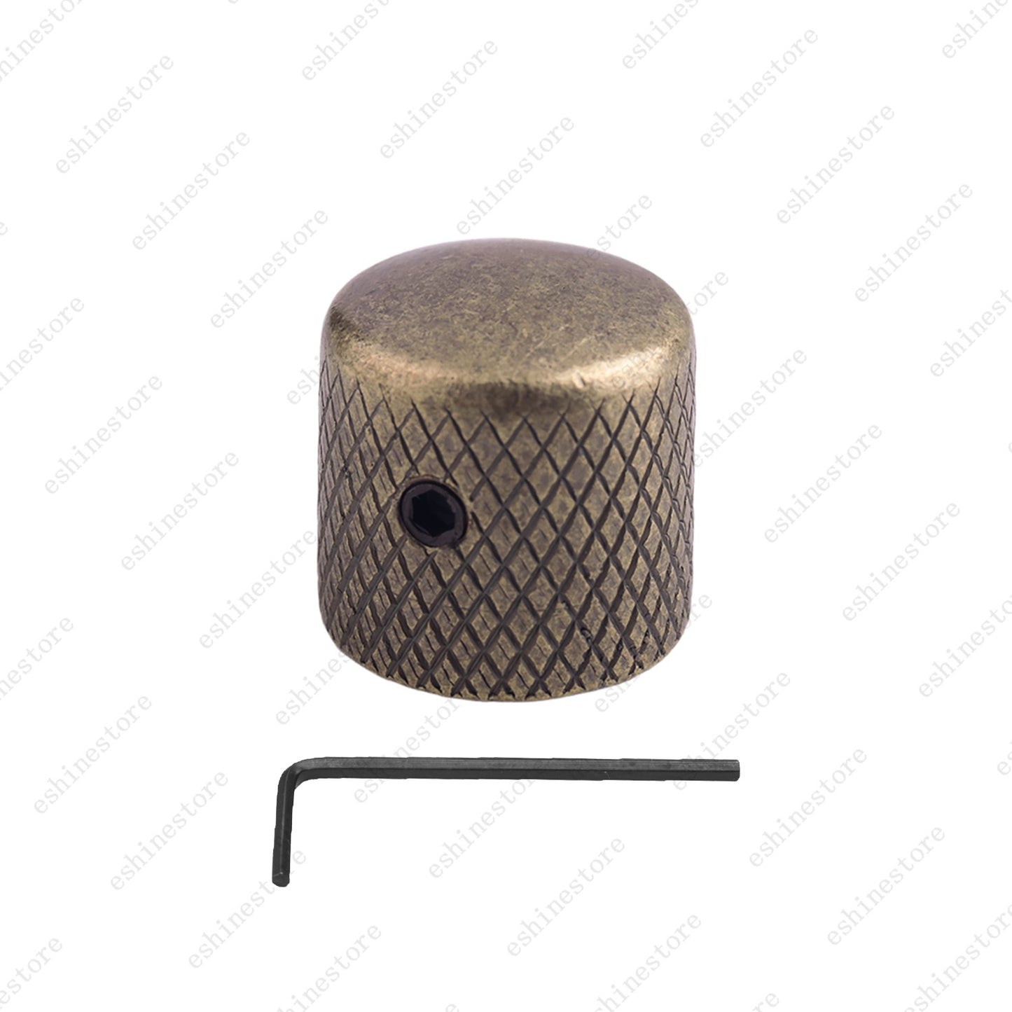 1/2/3/4 pcs Metal Electric Bass Guitar Volume Tone Control Dome Knobs-18 Splines