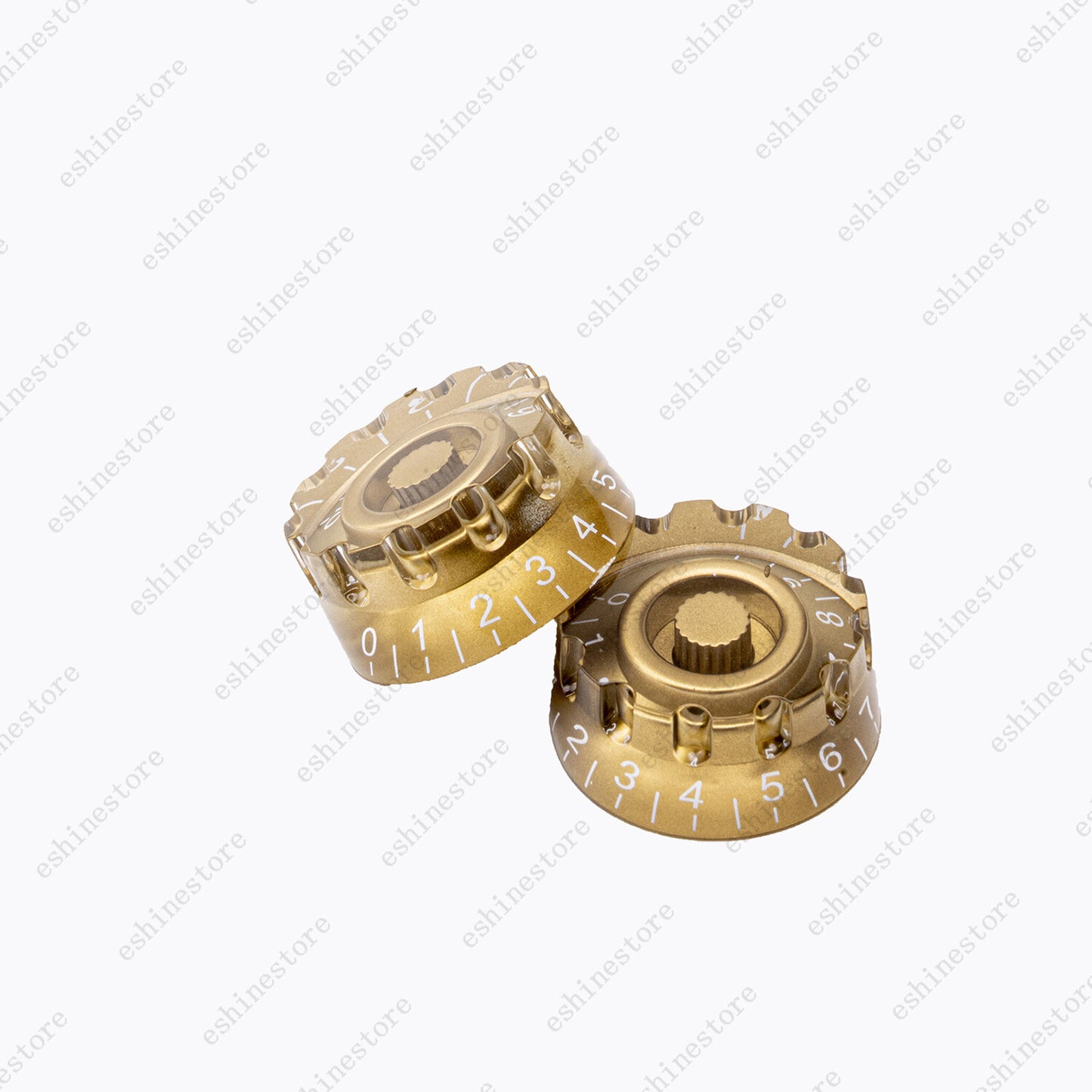4x Golden LP Style Guitar Metric Control Knobs Speed Dial Knobs for Les Paul SG