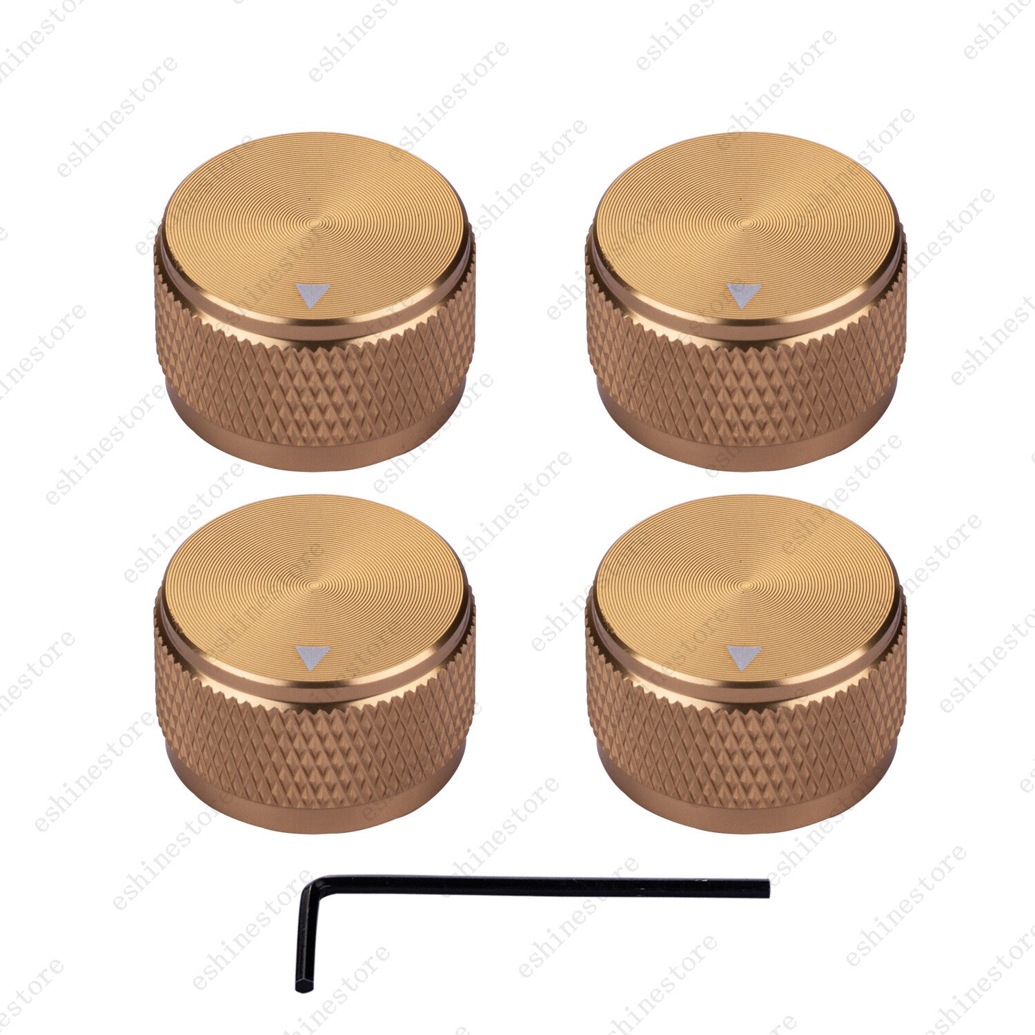 Guitar Aluminum Alloy Electronic Control Pot Knob Fit 18 24 Spline / Soild Shaft