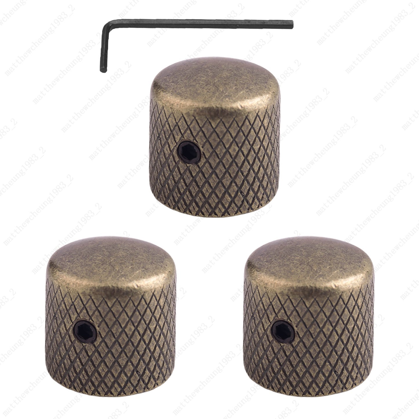 1/2/3/4 pcs 18-Splines Metal Guitar Dome Volume Tone Knob For Les Paul SG 2Color
