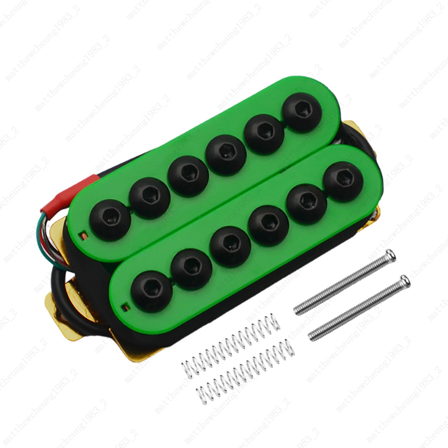 Alnico V Humbucker Pickups - Double Coil for Guitar - High Output Umbrella Head