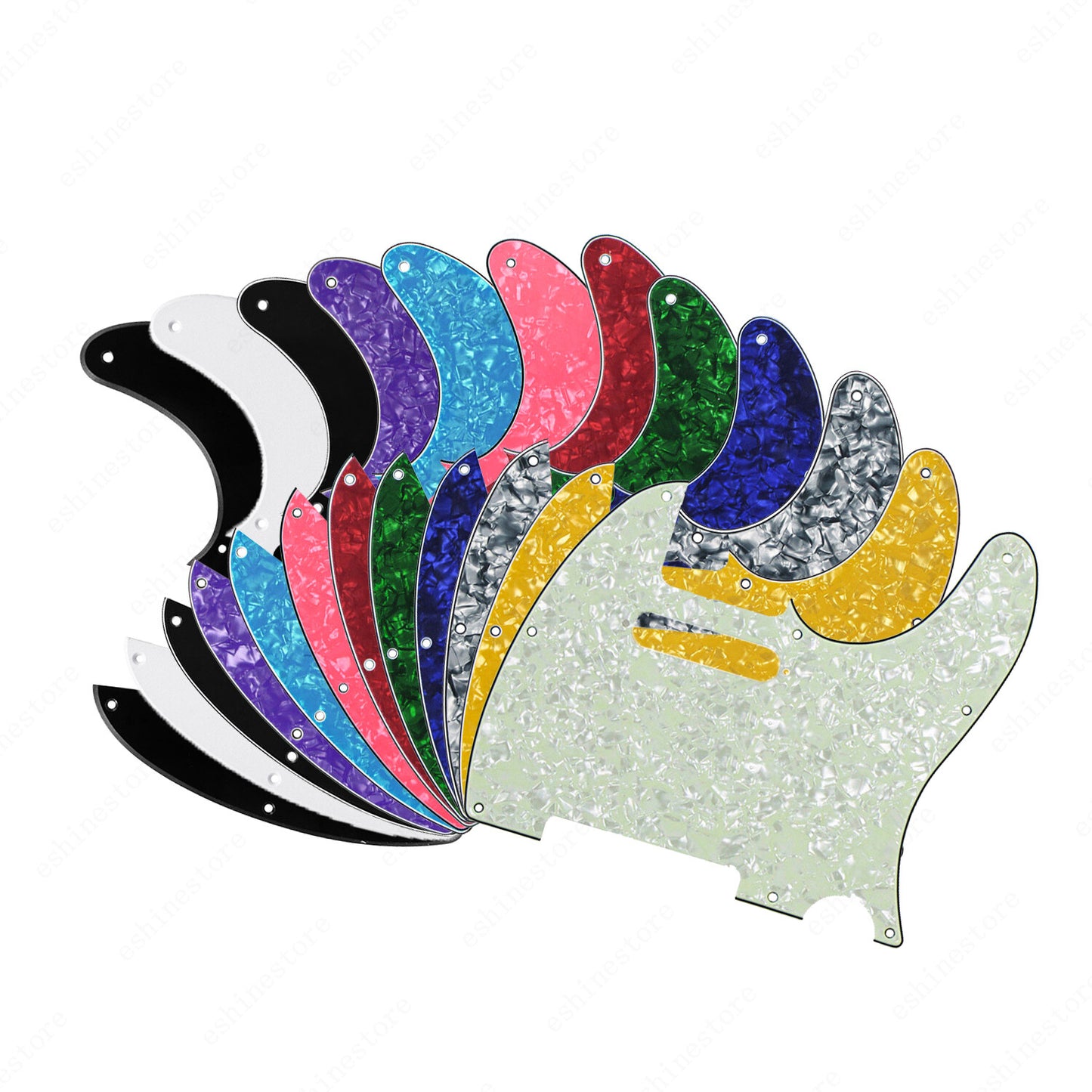 8 Hole Tele Style Guitar Pickguard Scratch Plate For Fender Telecaster 13 Color
