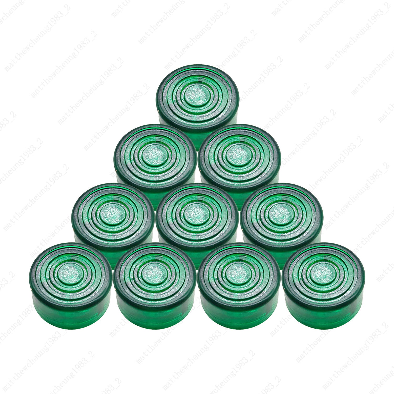 10 Pcs Guitar Effect Pedal Footswitch Toppers Foot Nail Cap Protection Cap
