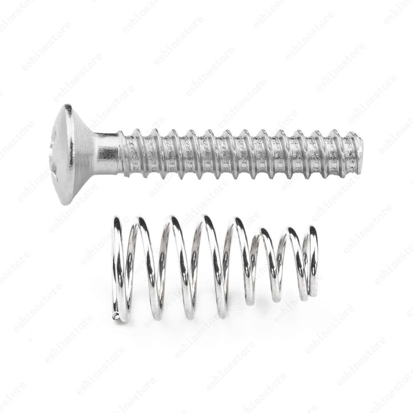 30 Pcs Single coil pickup mounting Countersunk Head Screws & Springs 3 Colors